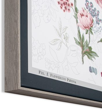 LAURA ASHLEY Bild mit Rahmen Floral, (1 St), Bilder 60x60cm
