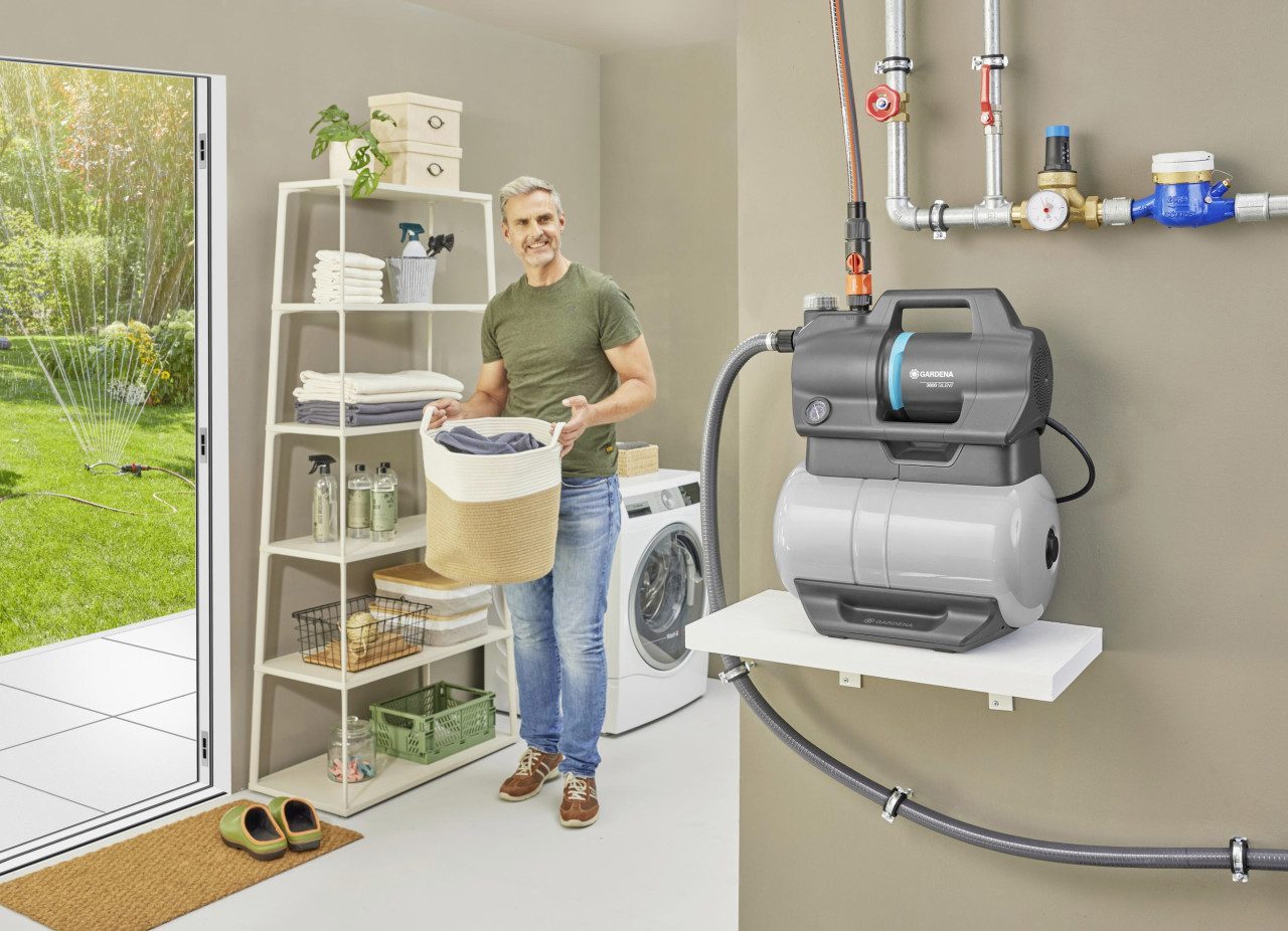 GARDENA Hauswasserwerk Gardena Hauswasserwerk 3800 Silent, 600 Watt, max.