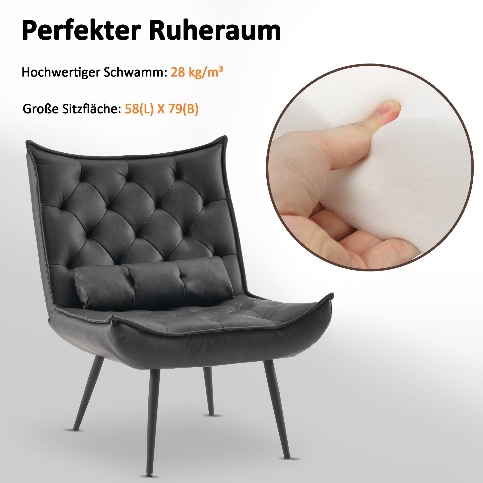 MCombo Relaxsessel MCombo Relaxsessel Lesesessel Loungesessel 4778/79, mit günstig online kaufen