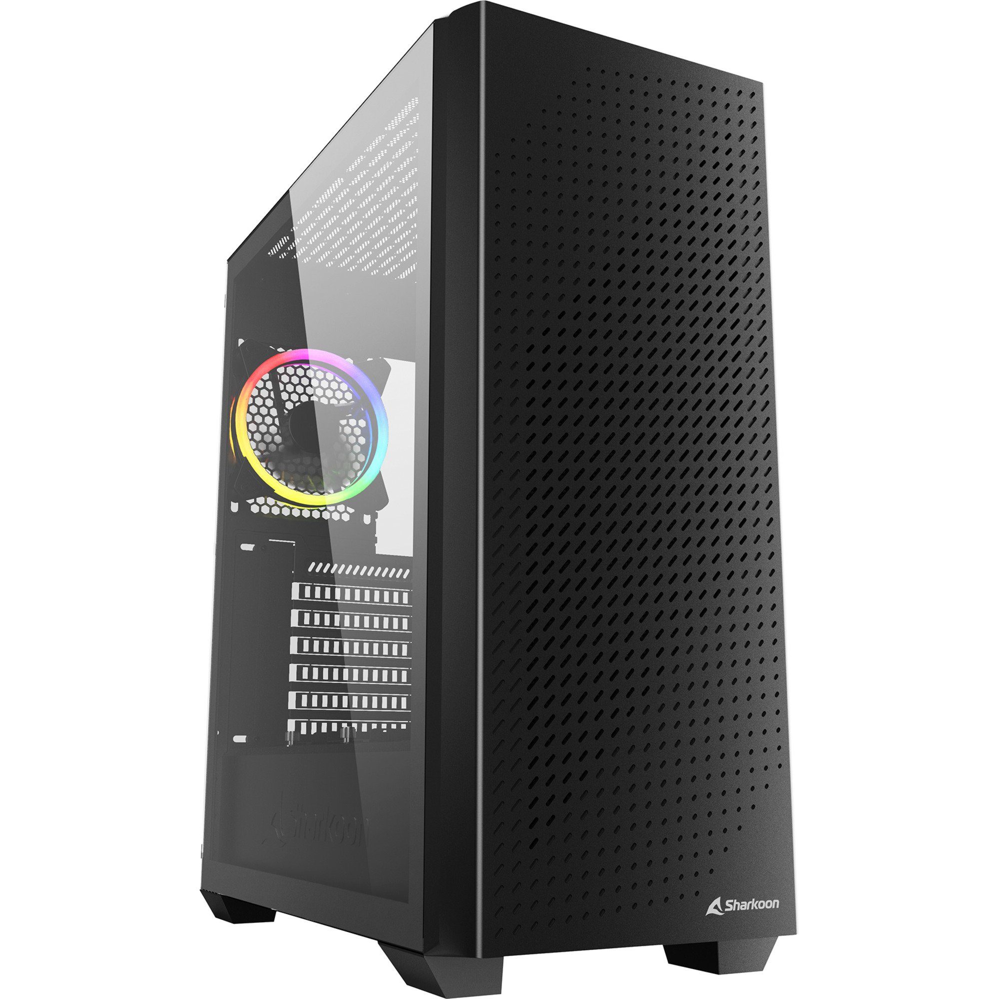 PC-Gehäuse Sharkoon VS9 RGB, Tower-Gehäuse, (Tempered
