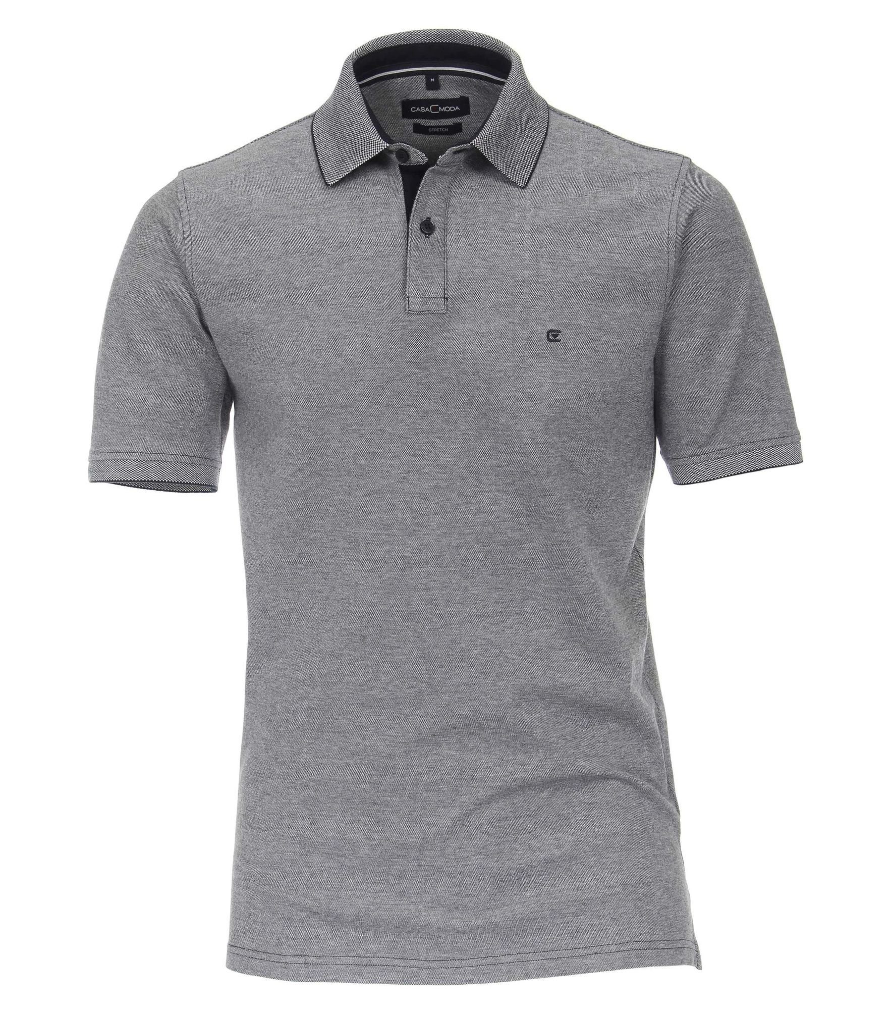 CASAMODA Poloshirt Polo-Shirt unifarben Poloshirt