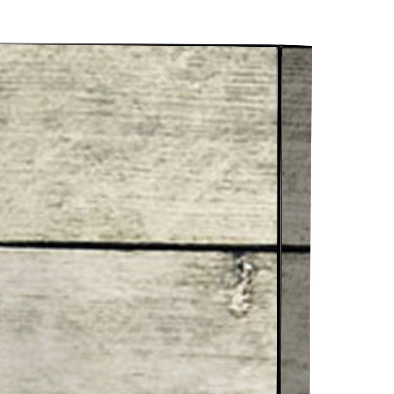 (inkl. Graue Planken, Stahlmagnettafel) 4 Wandtafel schwarz Magnete, banjado Stahl