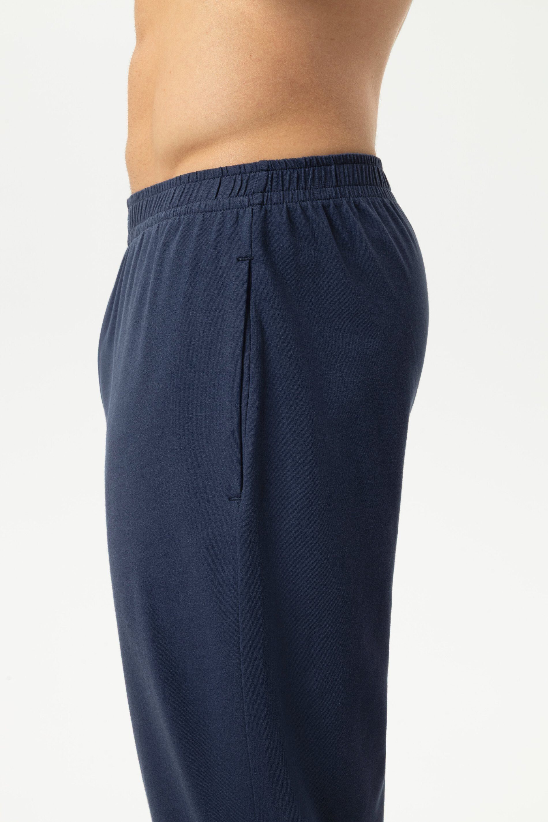 Mey Schlafhose Mey Hose lang Serie Relax Tuned Uni Hose (1-tlg) Lange Pyjamahose, softe Baumwolle, mit Taschen