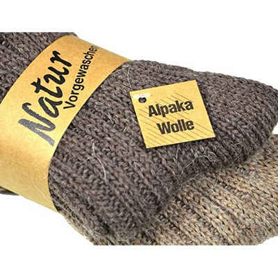Cocain underwear Socken Alpaka Socken Stricksocken Wollsocken (2-Paar) wie selbst gestrickt