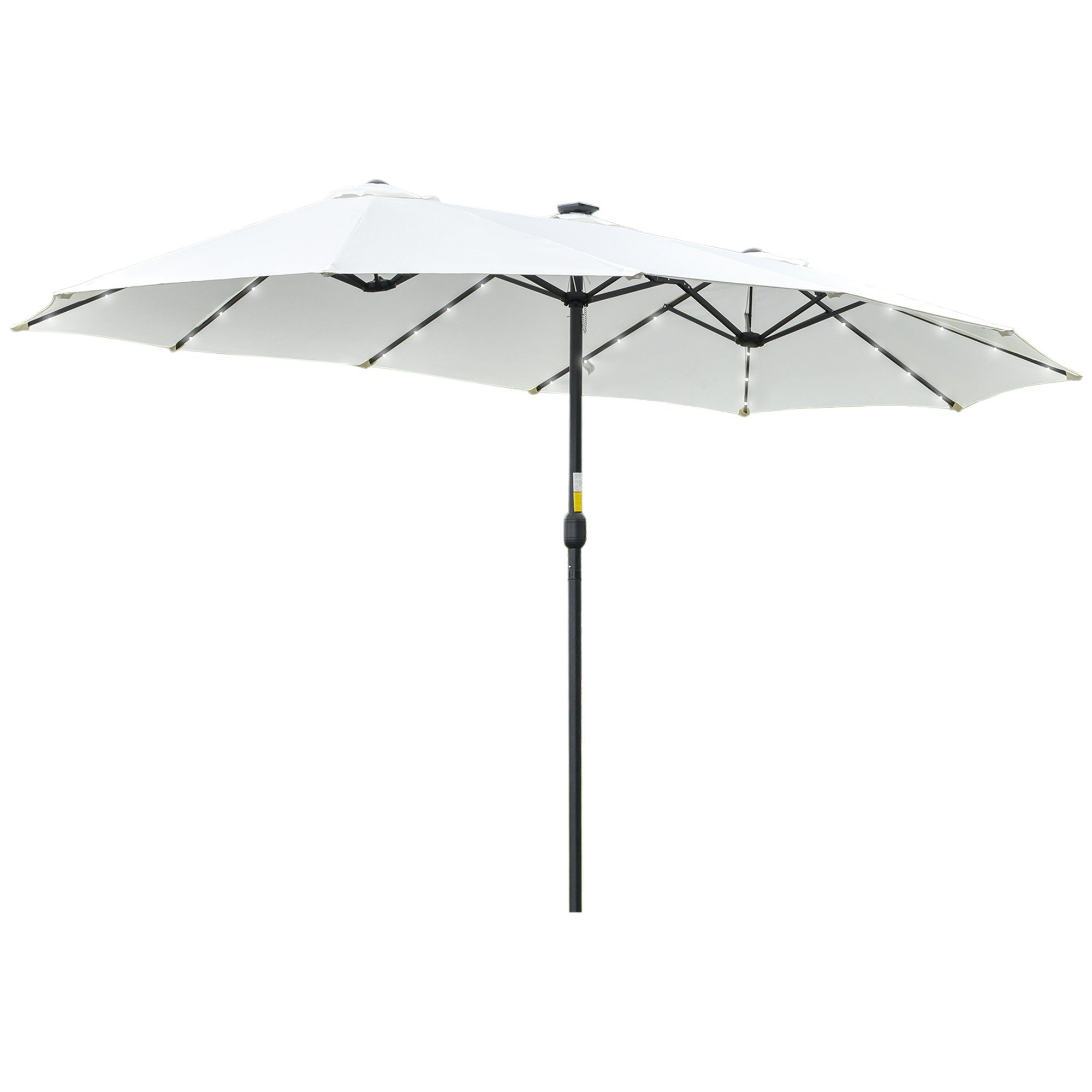 Outsunny Sonnenschirm Gartenschirm, Marktschirm, Terrassenschirm, LxB: günstig online kaufen