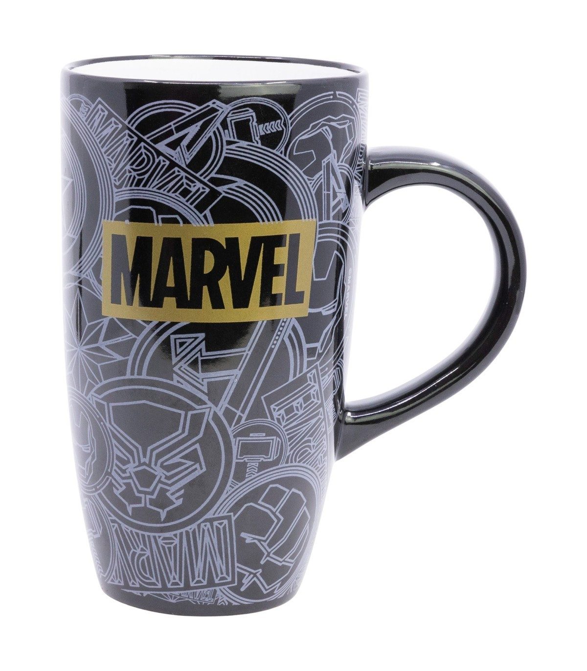 MARVEL Tasse Keramiktasse 695 ml Latte Mug großer Kaffeebecher, Keramik