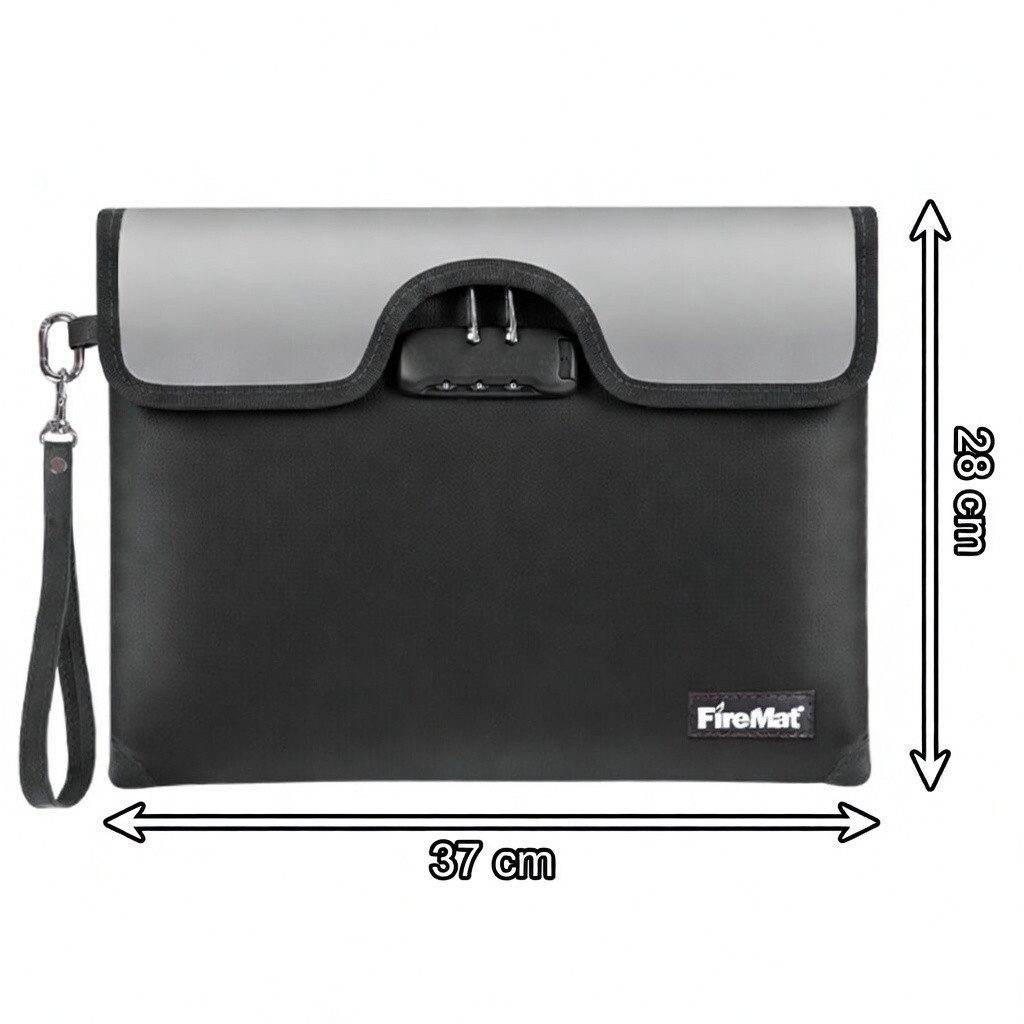 FireMat Taschenorganizer Wasserdichte & Feuerfeste Dokumententasche – Premium Schutz