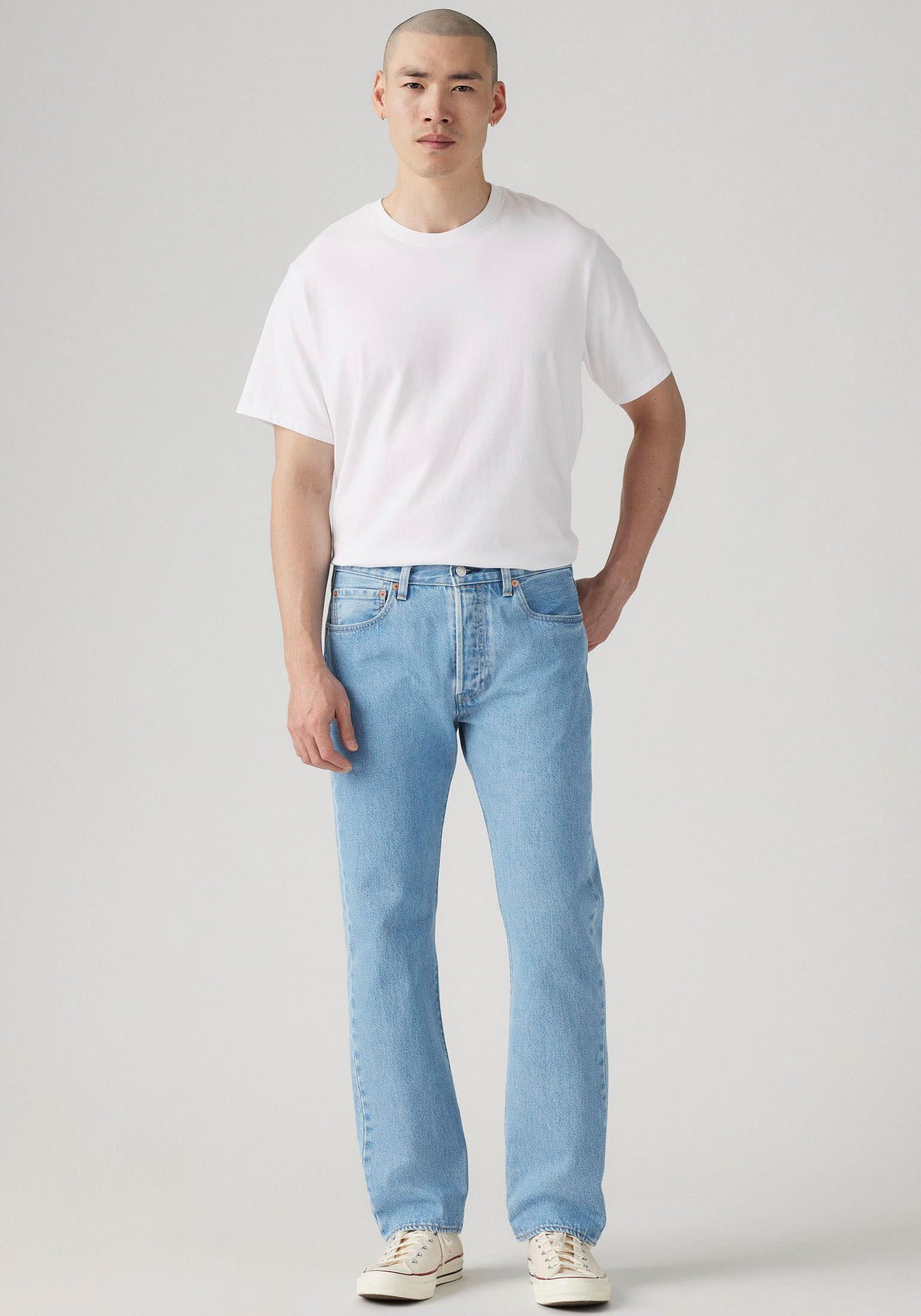 Levi's® Straight-Jeans 501 LEVI'S ORIGINAL mit Markenlabel