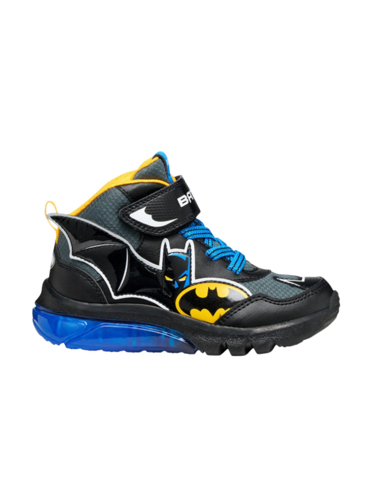 Geox Ciberdron Batman - schwarz/blau/gelb Jungen Sneaker