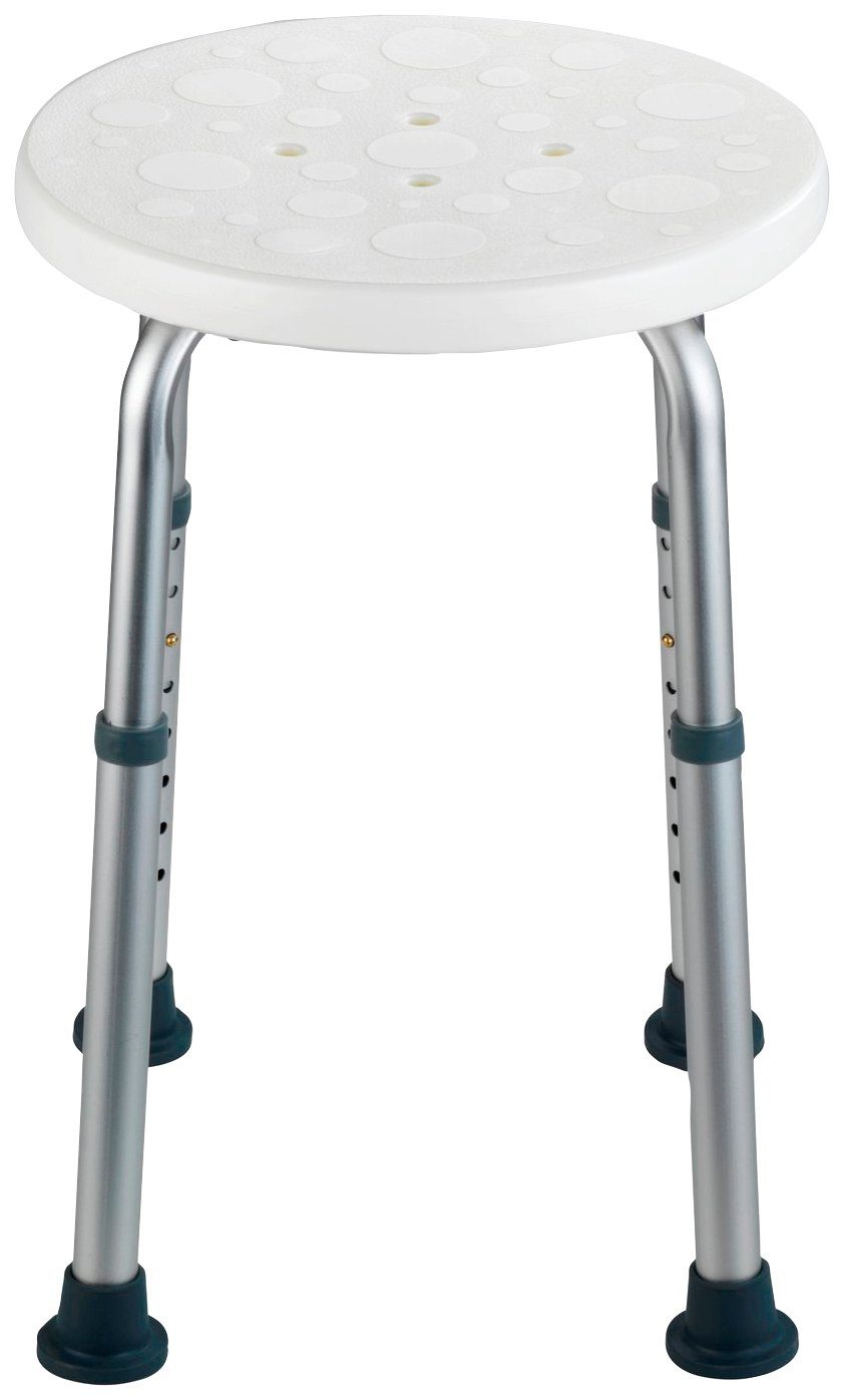 WENKO Duschhocker Secura, belastbar bis 120 kg, höhenverstellbar