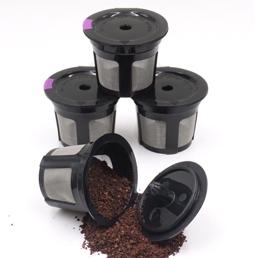 GelldG Kaffeeservice 3 Stück Wiederverwendbare Tassen Kaffeefilter Kaffeekapselfilter