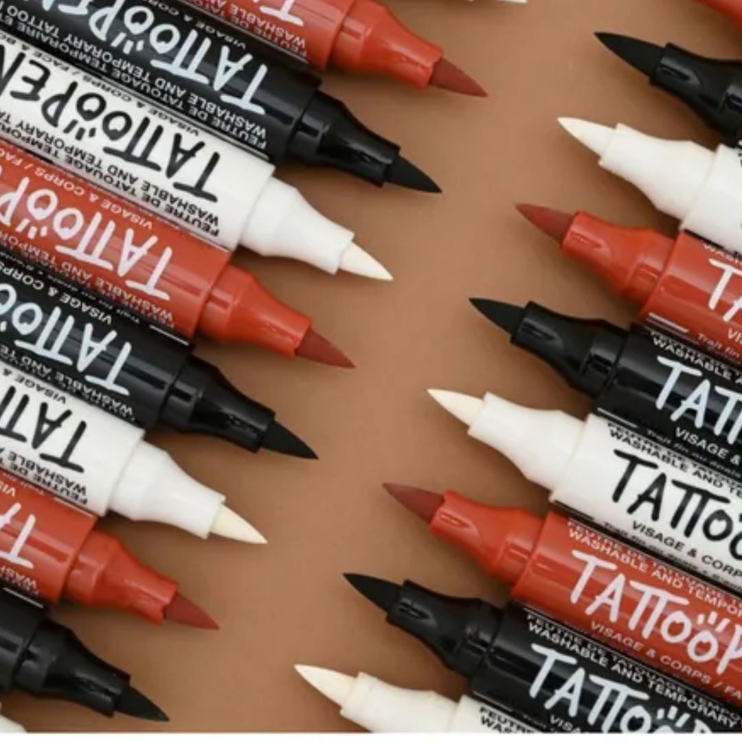 Kindertattoo Nailmatic Tattoostift weiß