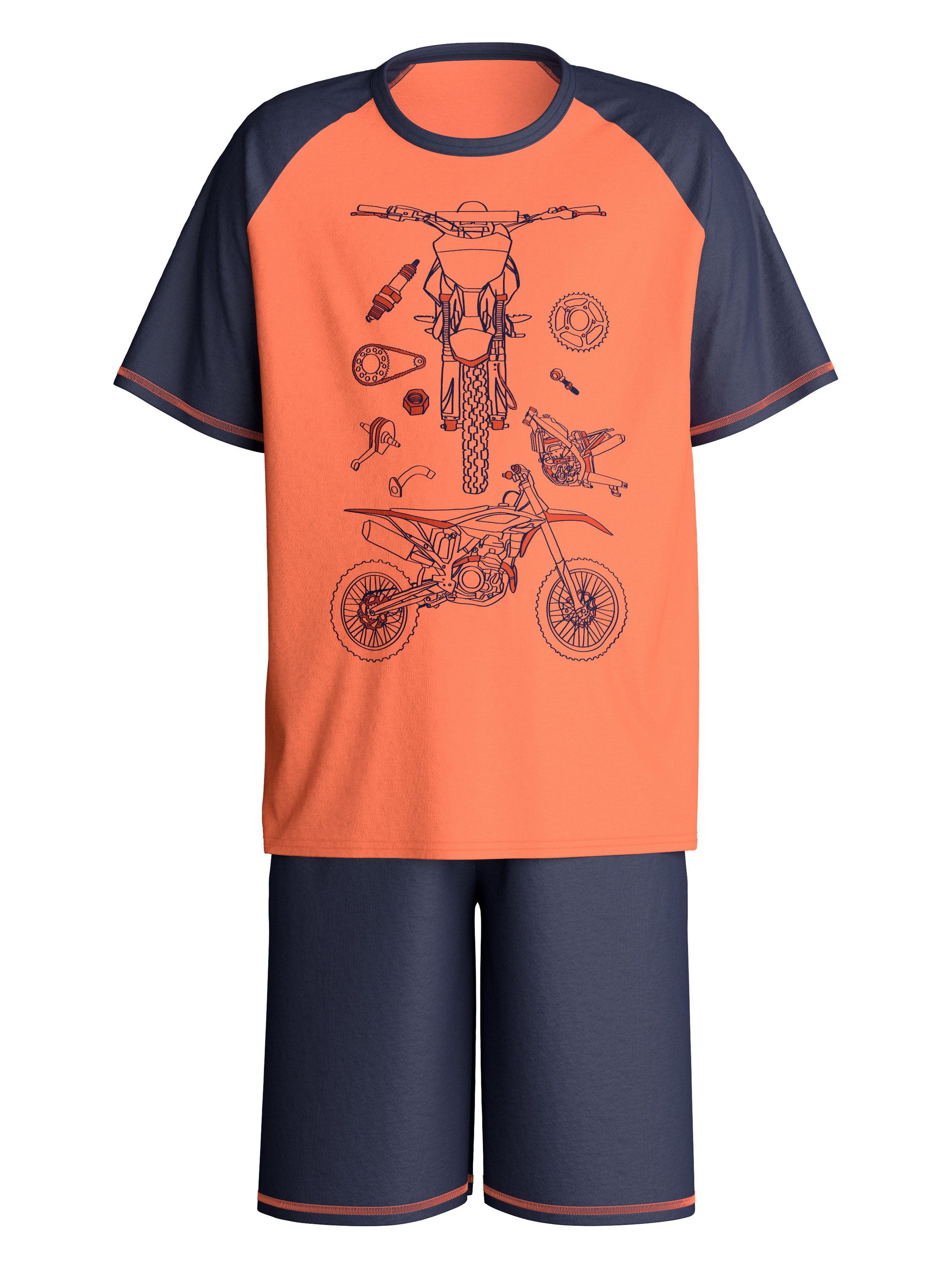 CALIDA Pyjama Kids Sports Kinder (2 tlg) aus hochwertiger Baumwolle, atmungsaktiv, pflegeleicht