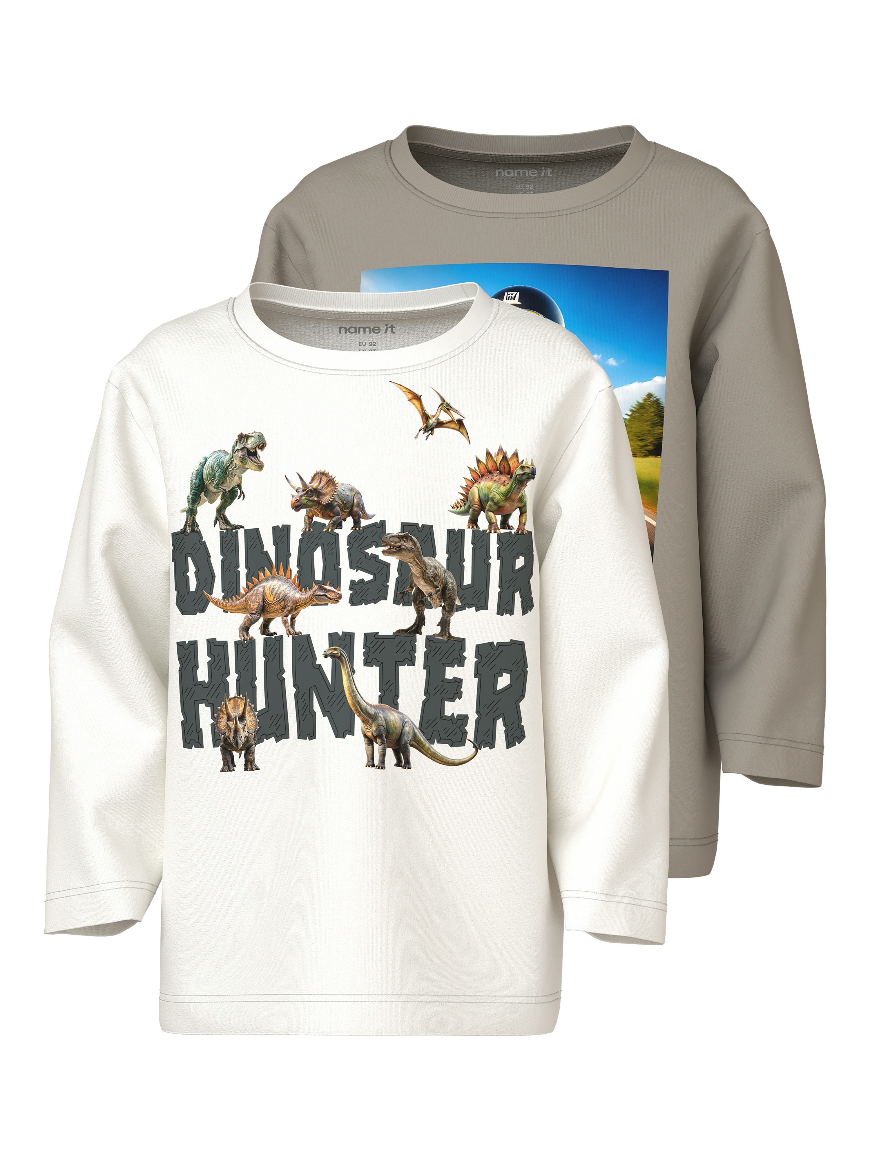 Name It Langarmshirt NMMVOTO 2P LS NREG TOP (Packung, 2-tlg)