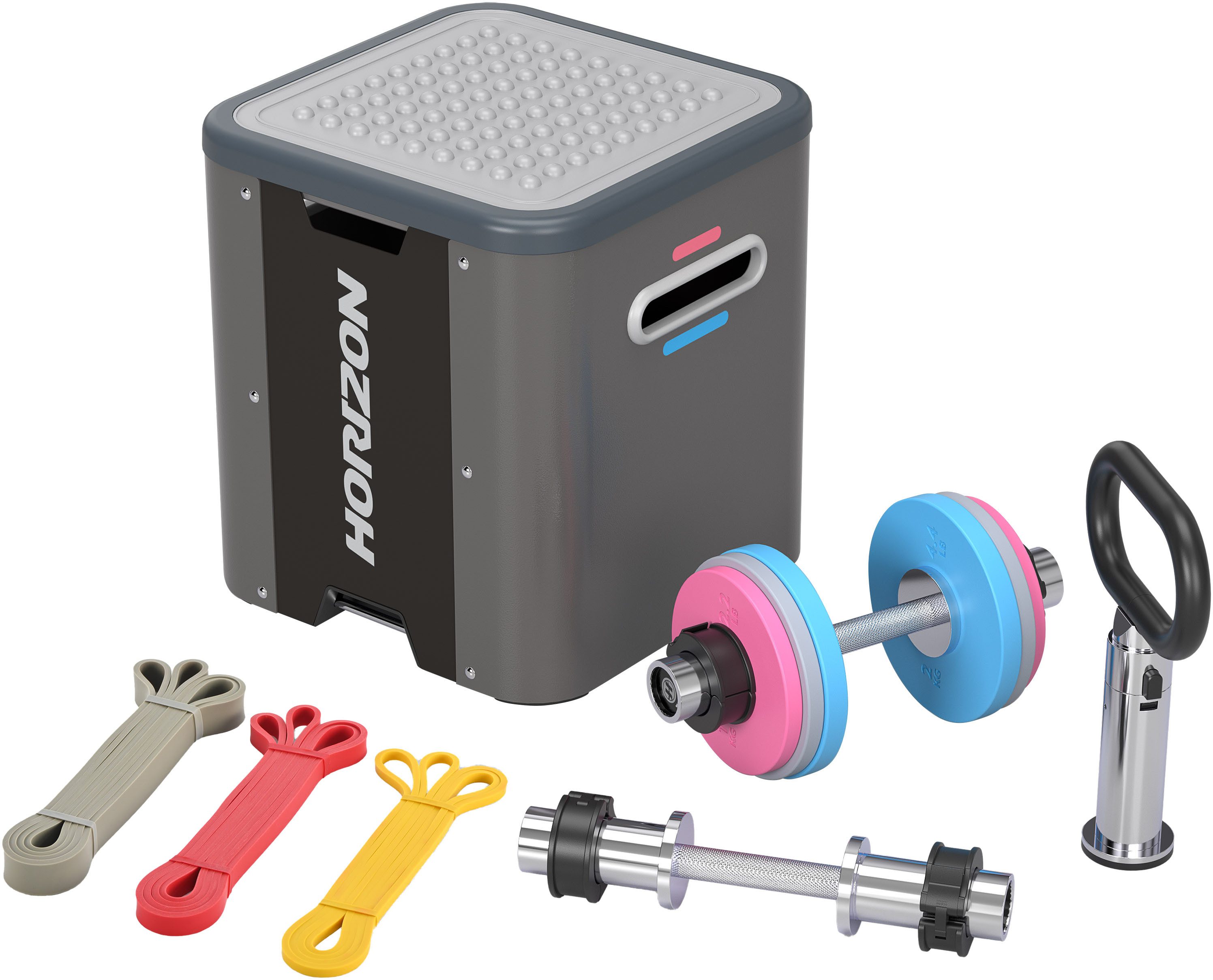 Horizon Fitness Trainingsstation Cube, (Set, 27-tlg)