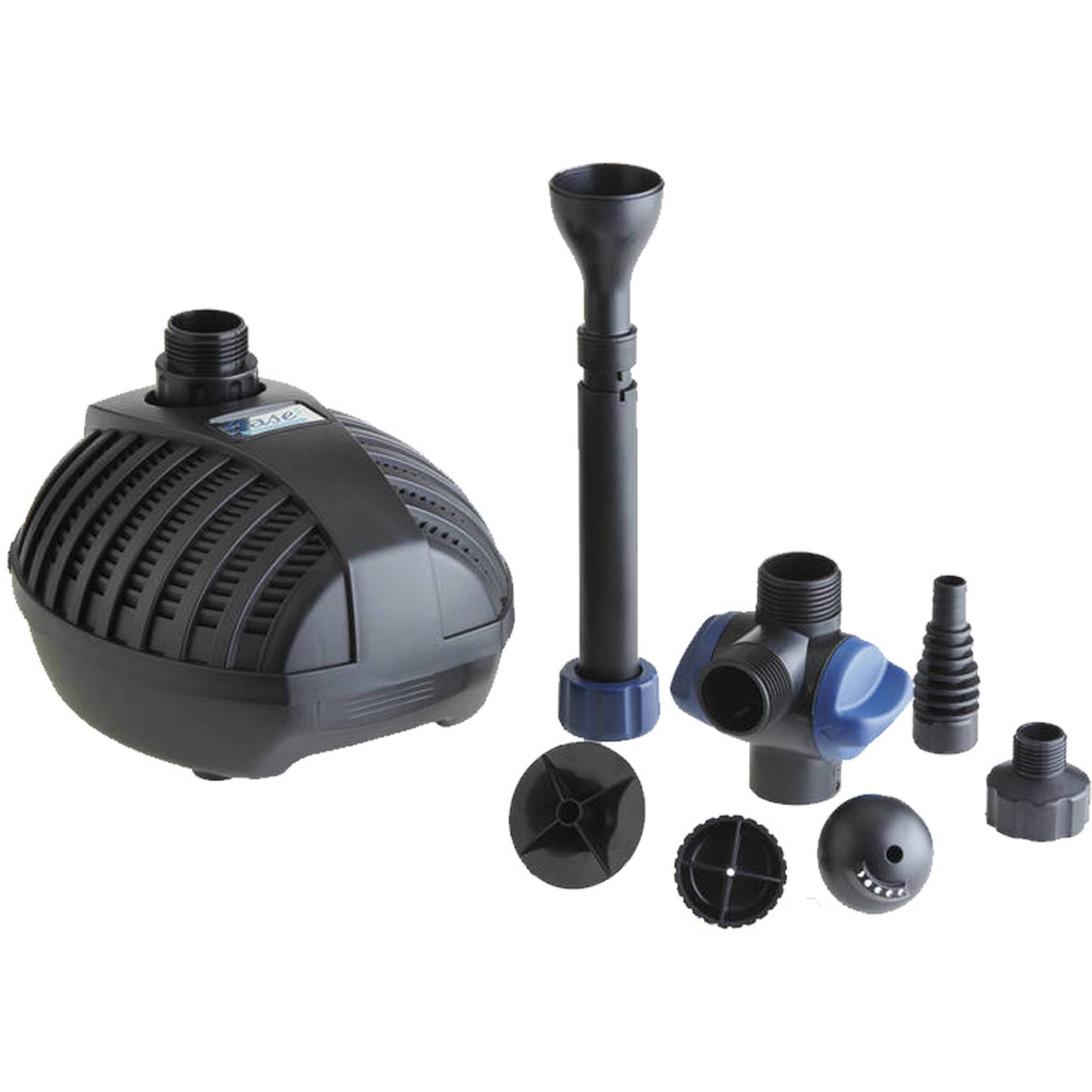 OASE Springbrunnenpumpe Oase Aquarius Fountain 1500 Wasserspielpumpe (Komplett-Set)