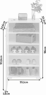 furnling Garderobenschrank Helsinki Garderobenschrank, Flurmöbel, Dielenmöbel, Schuhkommode