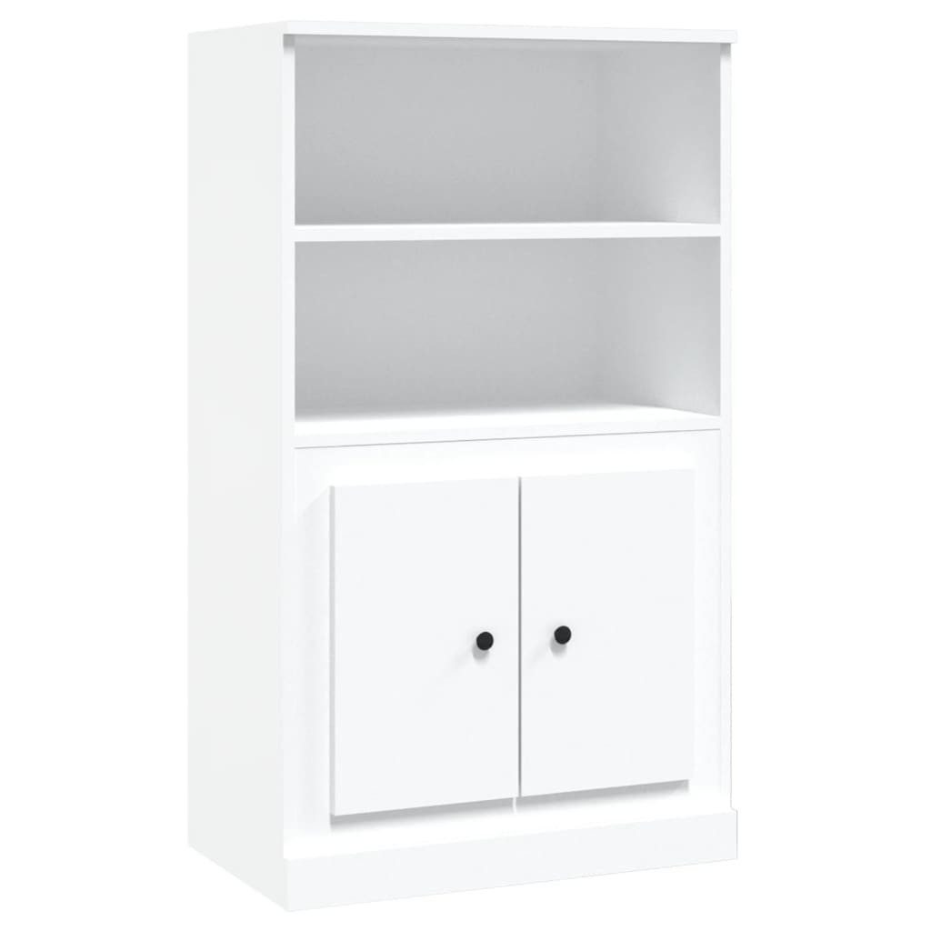 vidaXL Highboard, Hochkommode Weiß 60x35,5x103,5 cm Holzwerkstoff