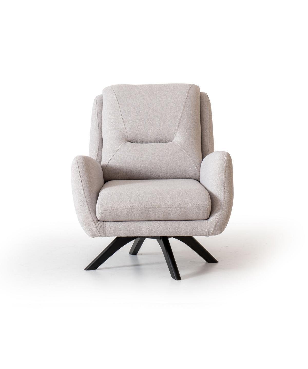 JVmoebel Sessel Sessel Modern Weiße Wohnzimmer Sitzmöbel Textil Luxus Design Möbel (1-St., 1x Sessel), Made in Europa