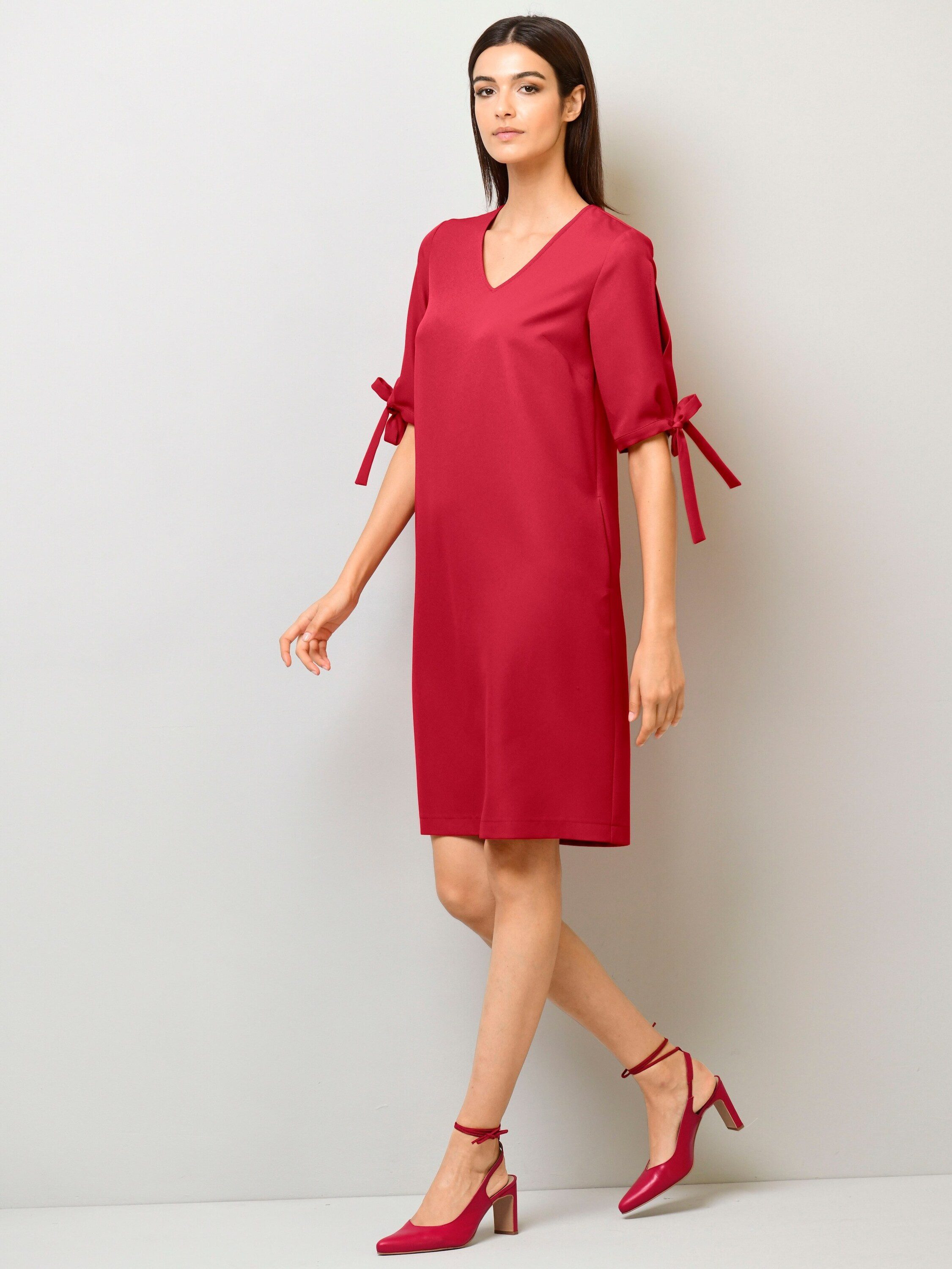 Midikleid Elegantes Freizeitkleid mit Schlitz