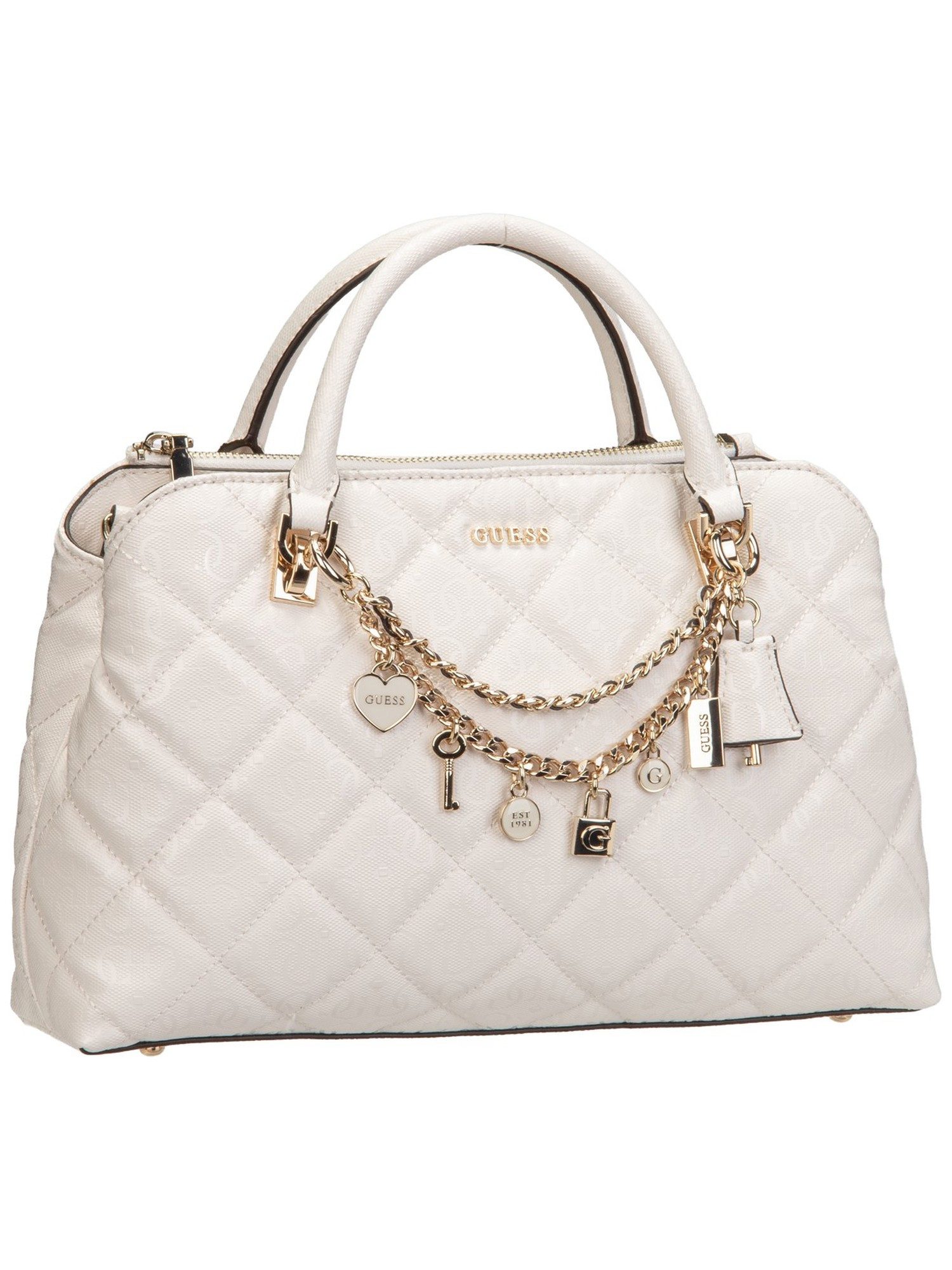 Guess Handtasche Libby 2 Comp Satchel, Satchel
