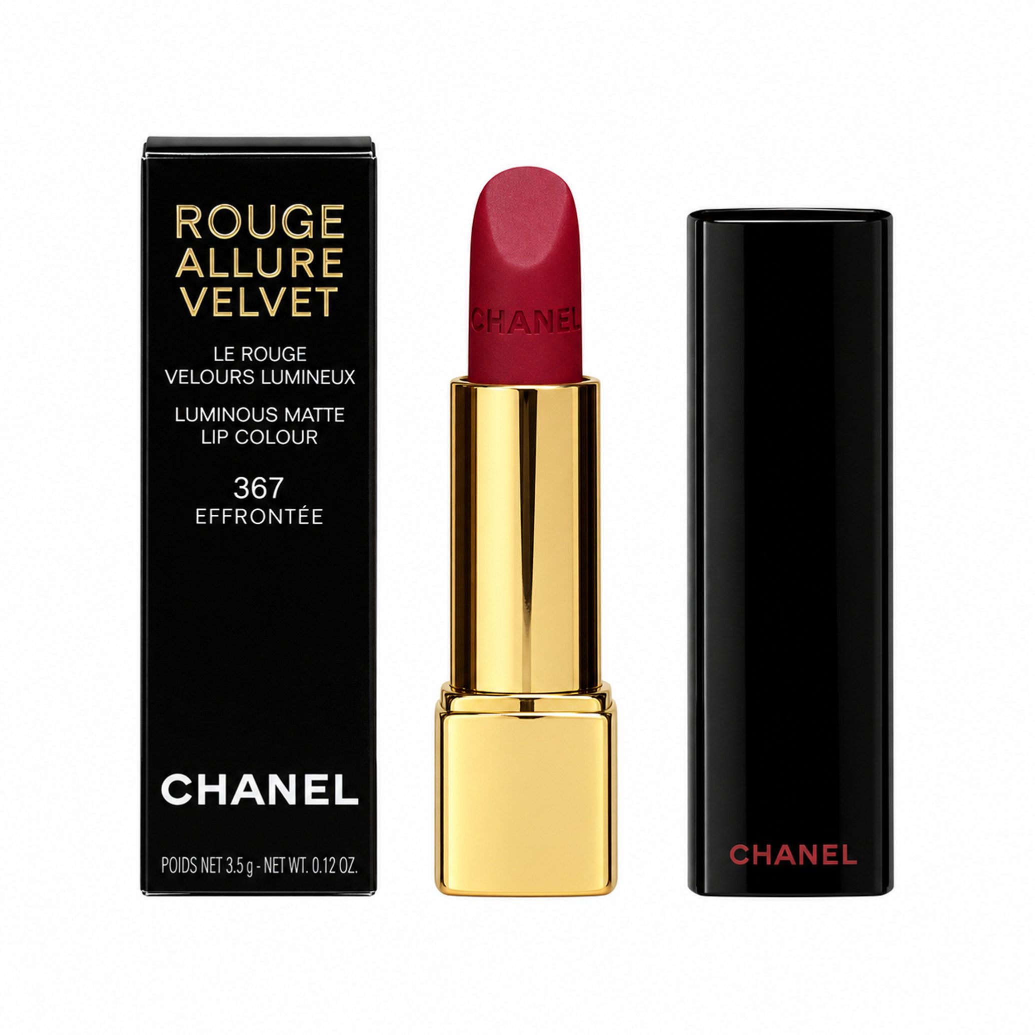 CHANEL Lippenstift Chanel Allure Velvet matter Lippenstift 367 Effrontee 3,5g