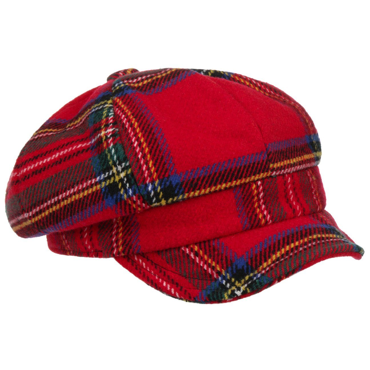 Lipodo Ballonmütze (1St) Karocap mit Schirm OTTO