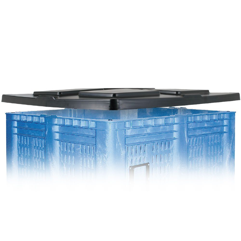 BRB-Lagertechnik Dekopalette Stülpdeckel für Palettenbox/Großbox 1300x1150 mm, Für Palettenbox/Großbox