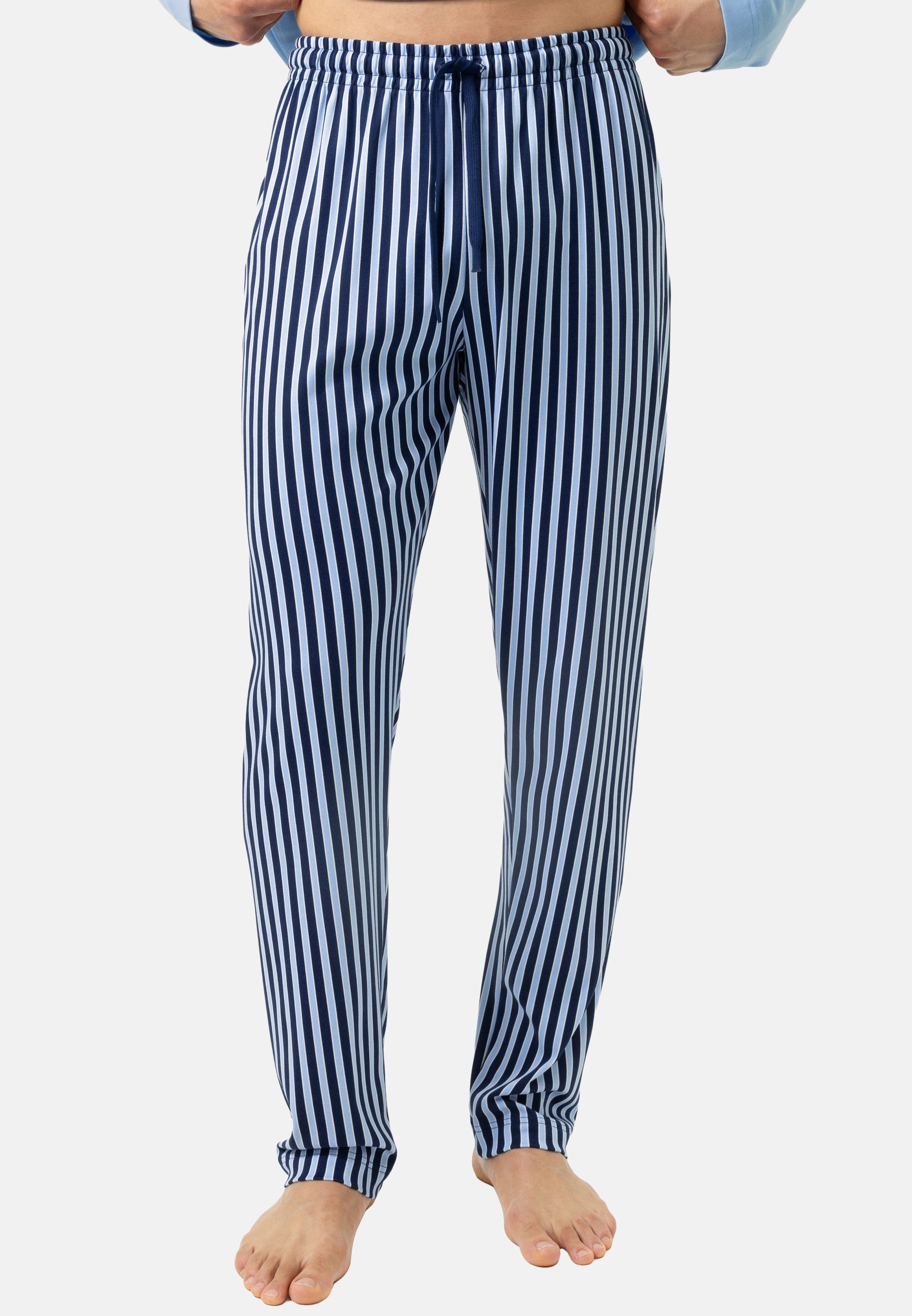 Mey Schlafhose Graphic Stripes (1-tlg) Schlafanzug Hose - Baumwolle - Atmungsaktiv