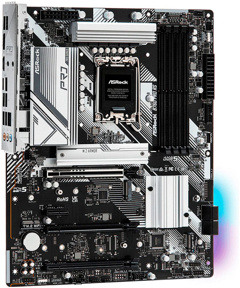 Asrock B760 PRO RS Mainboard RGB-LED-Beleuchtung