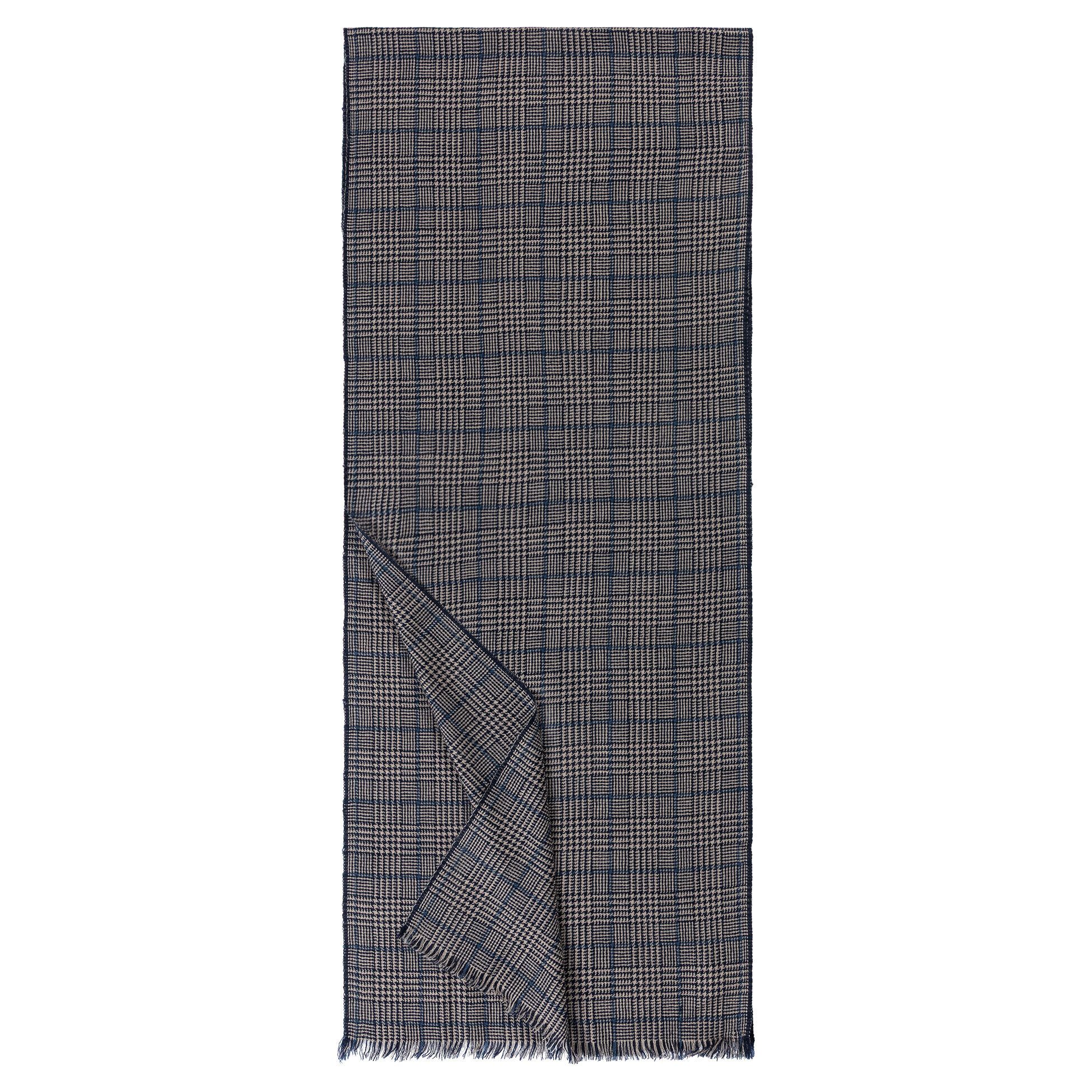 Roeckl Schal FINE CHECK, Karierter Wollschal