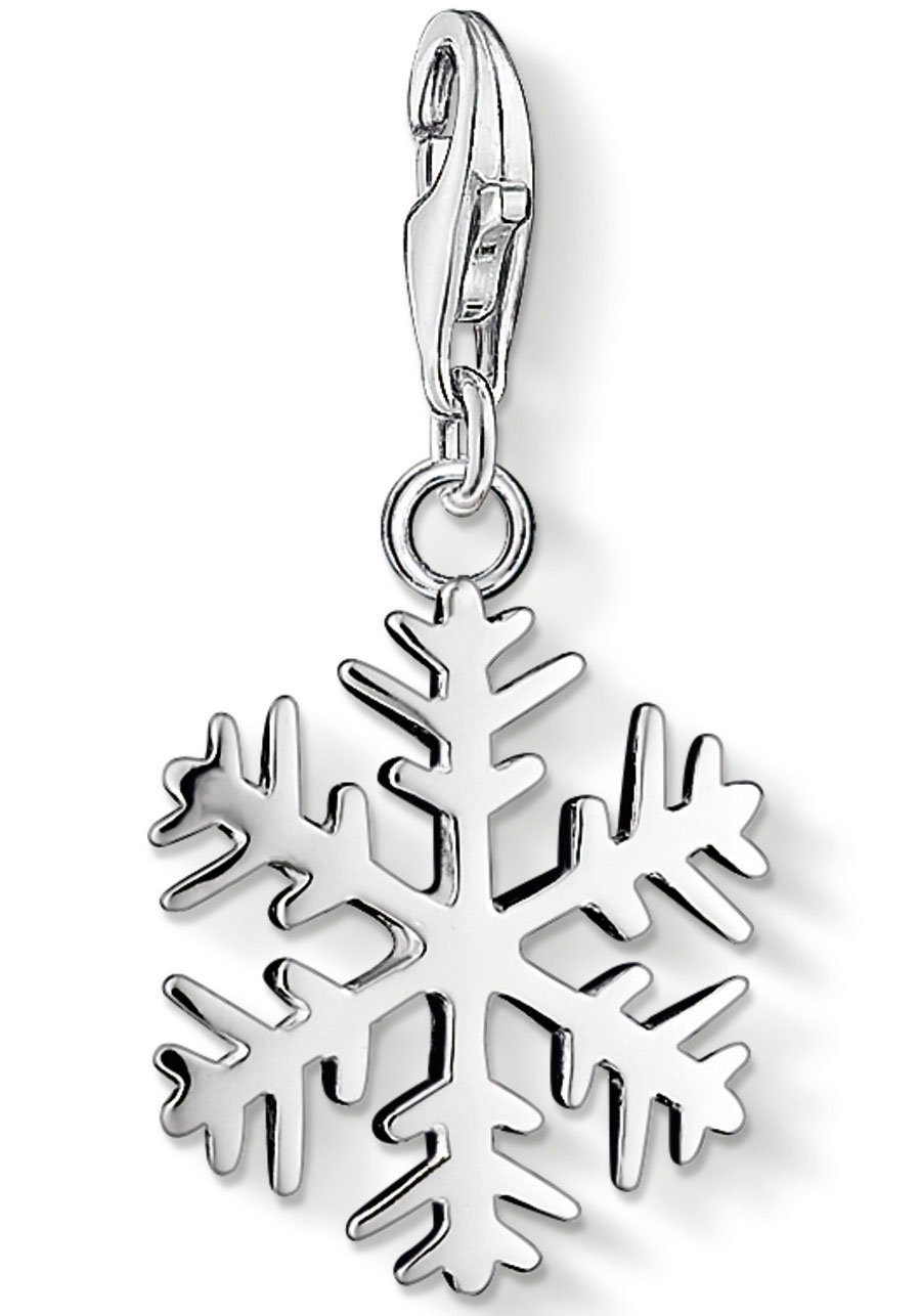 THOMAS SABO Charm-Einhänger Schneeflocke