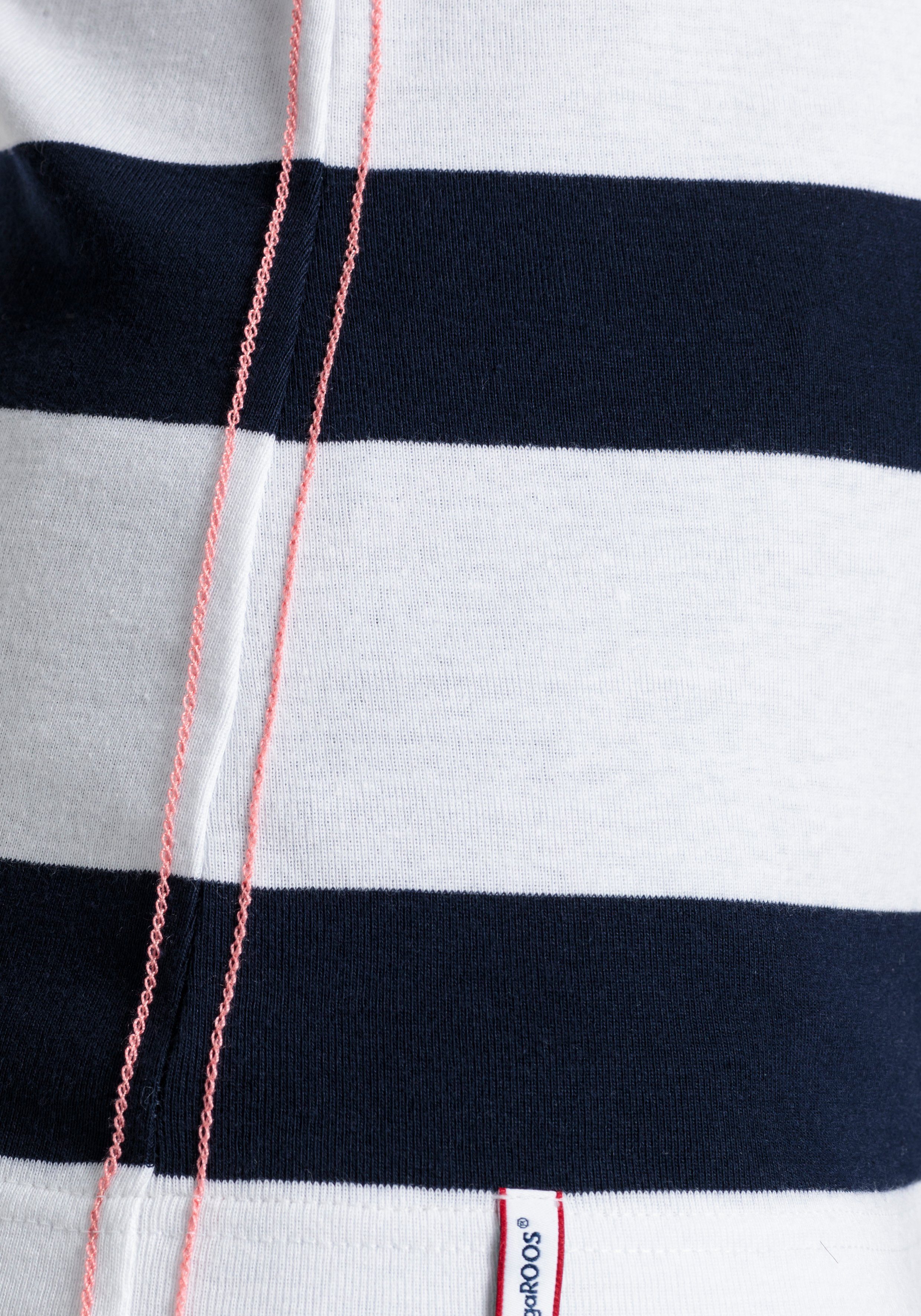 KangaROOS Langarmshirt Langarm, sehr figurbetonte Passform, aus 100% Baumwolle