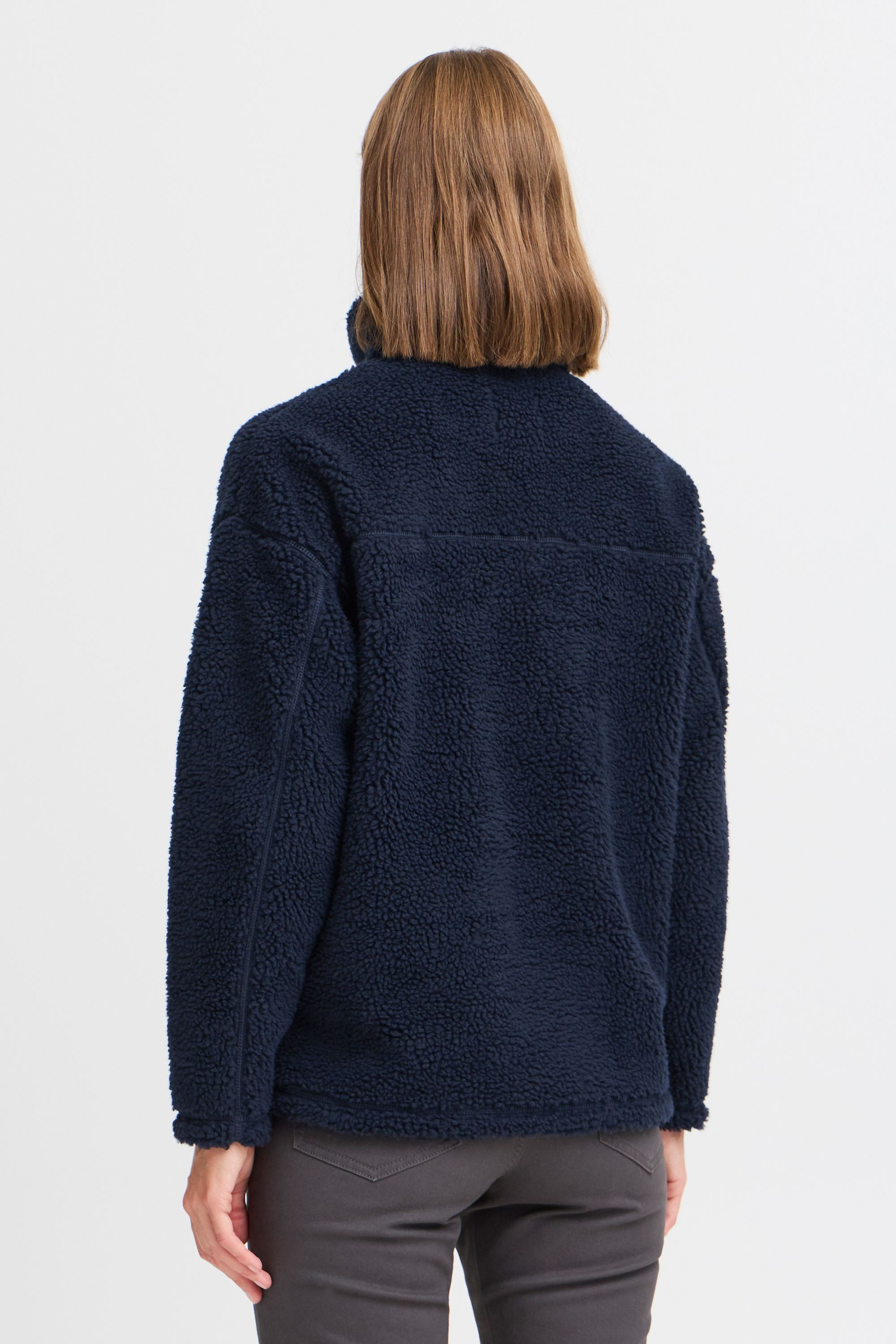 OXMO Fleecejacke OXTolirone Moderner Teddy-Sweater