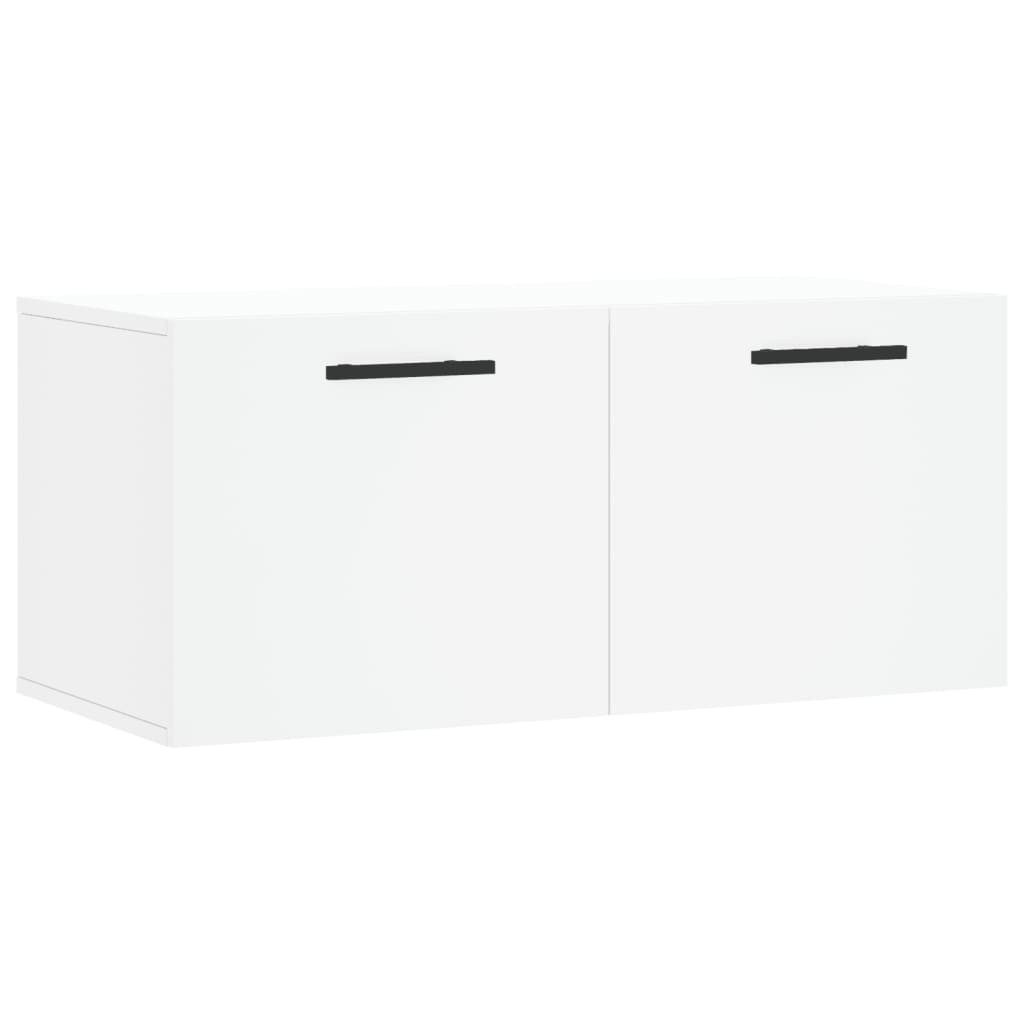 vidaXL Hängeschrank Wandschrank Weiß 80x36,5x35 cm günstig online kaufen