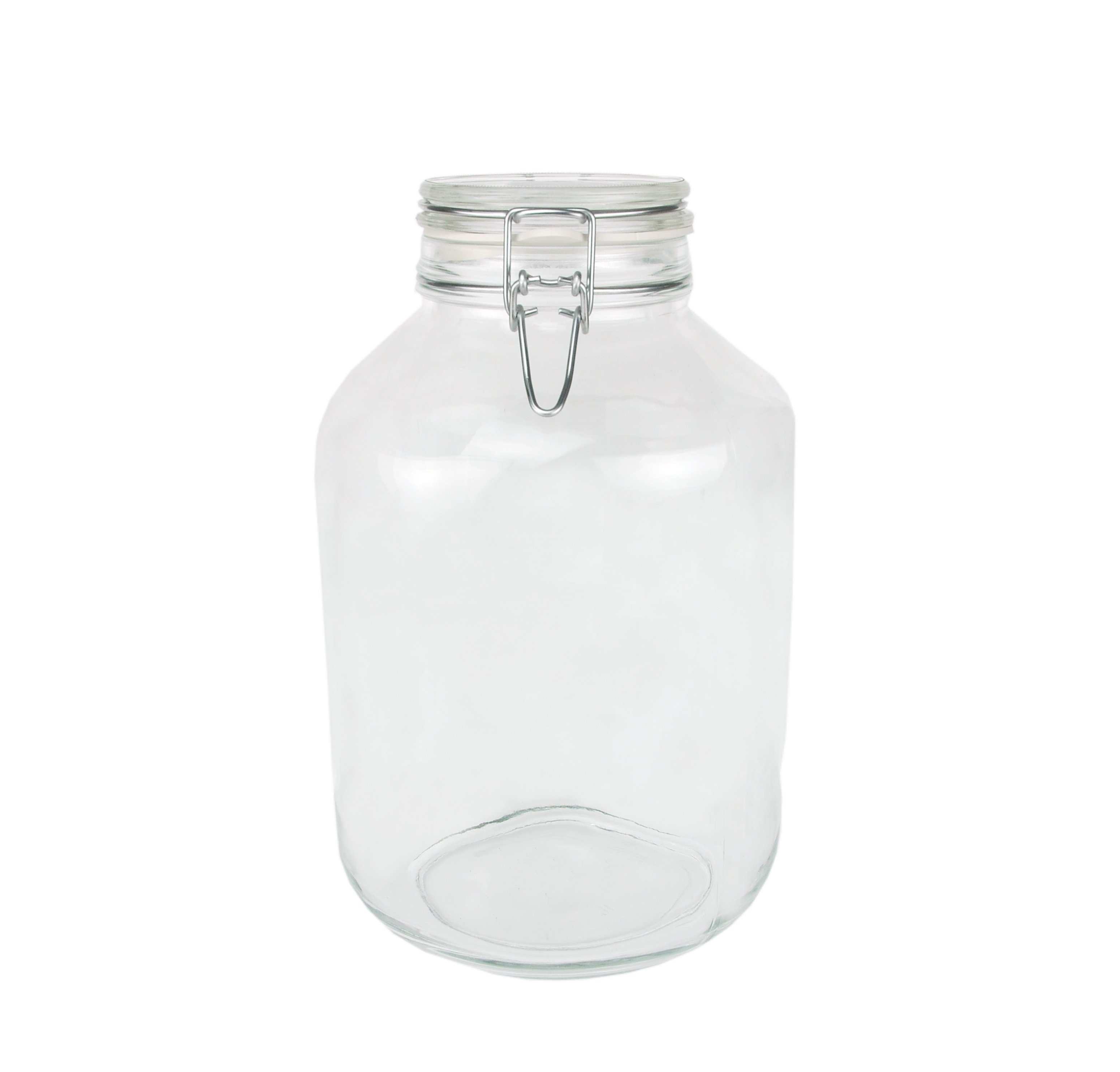 Vorratsglas 5,0L Glas Original MamboCat Fido incl Rezeptheft, Bügelverschluss 2er Set Einmachglas