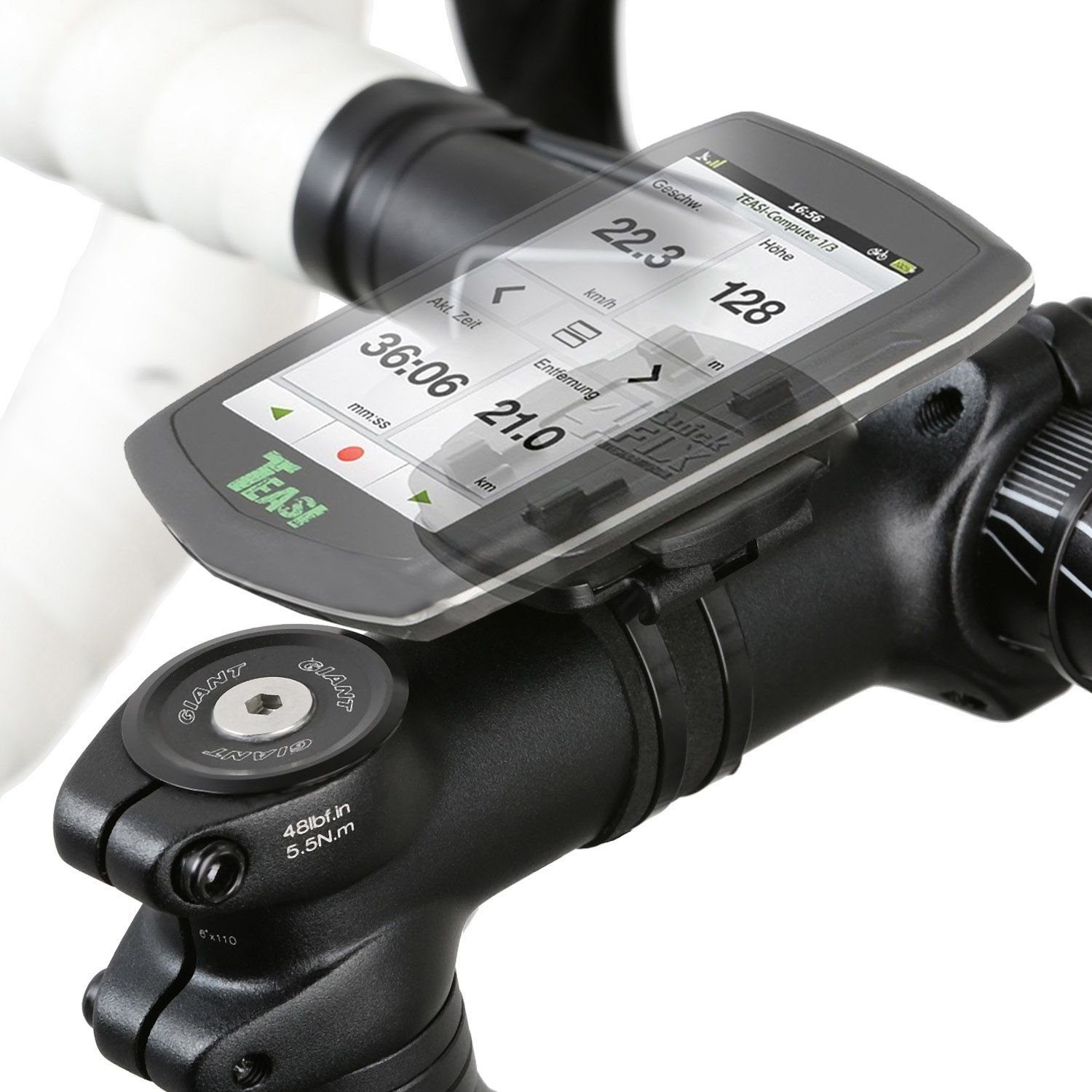 Navigationsgeräte-Halterung Fahrradhalterung für Teasi Navi Geräte, Made in Germany