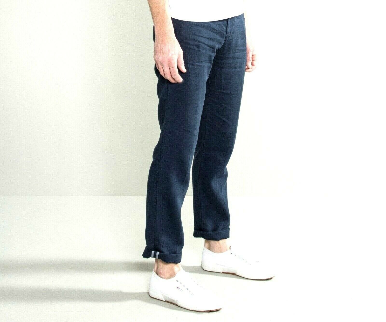 HUGO Leinenhose Hugo Boss Herren Брюки, Hugo Boss Boss Barlow-D Leinen Брюки