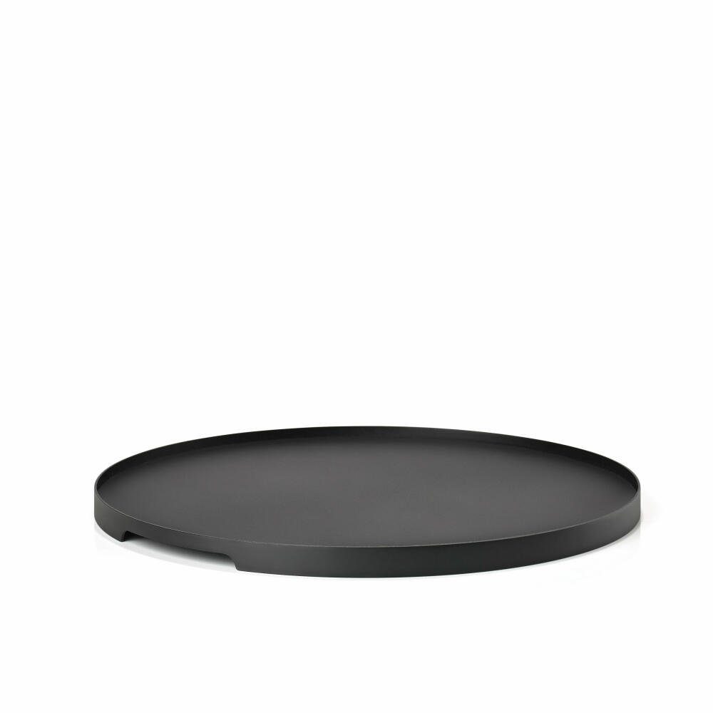 Zone Denmark Tablett Singles Black, Ø 35 cm, Metall, Eisen