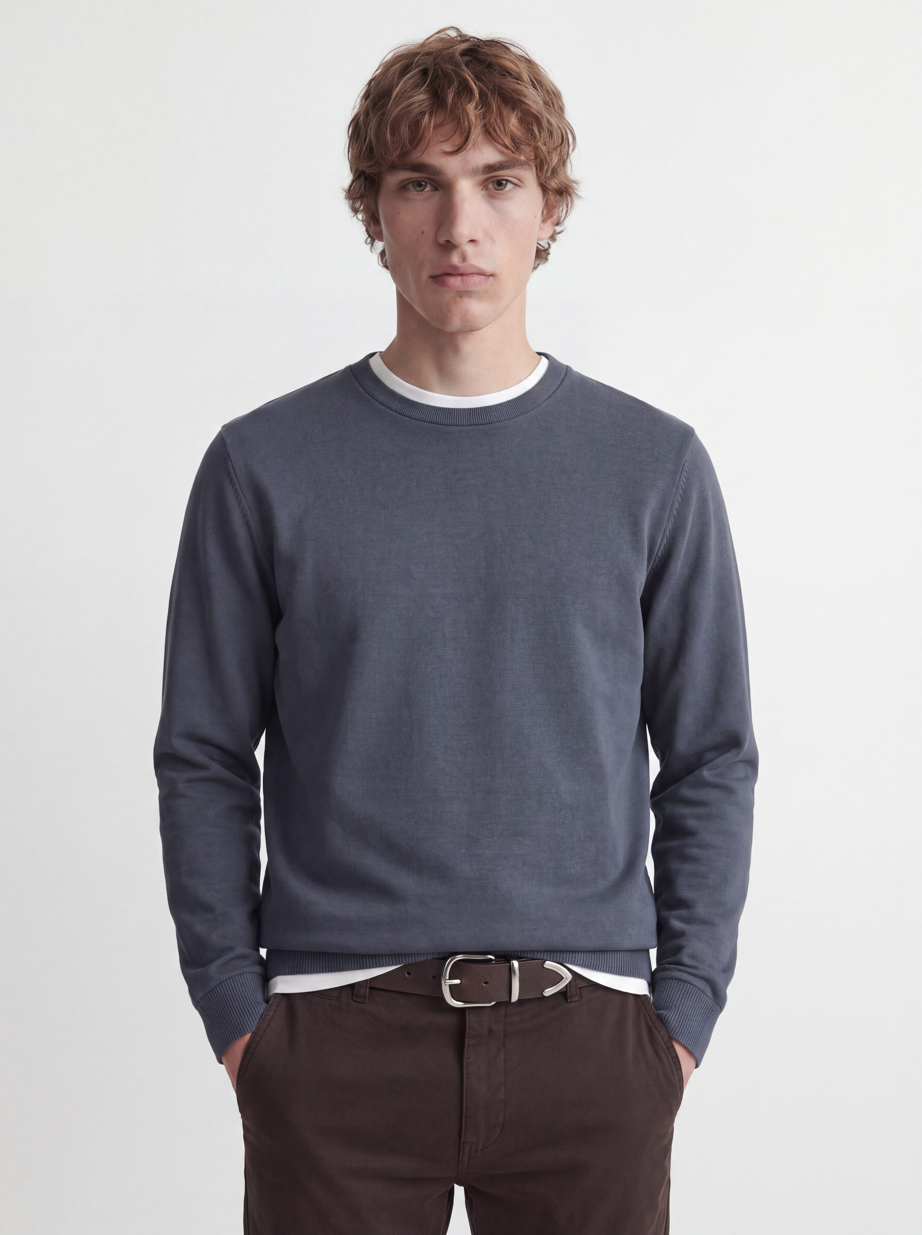 Jack & Jones Rundhalspullover JJEBASIC KNIT CREW NECK NOOS Baumwolle, regular fit