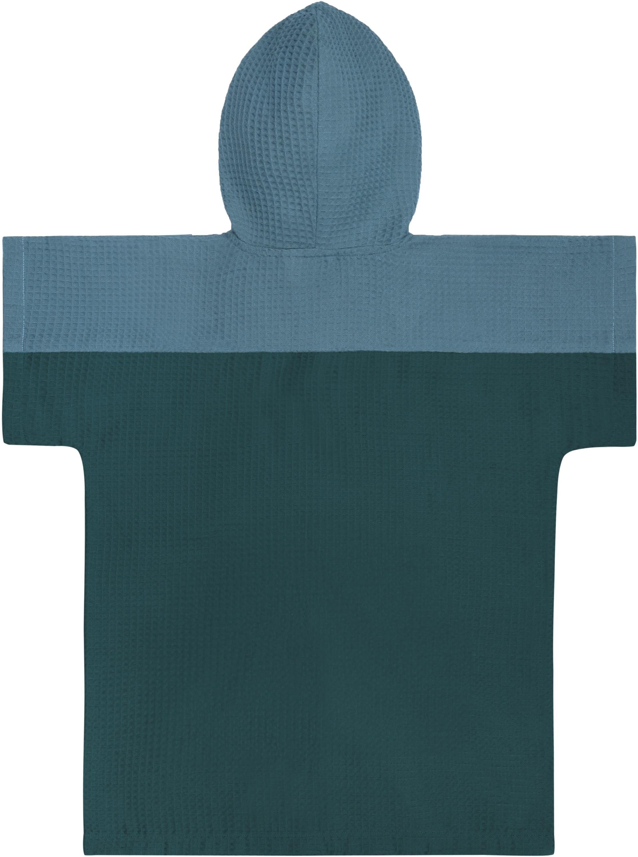 normani Badeponcho Kinder Badeponcho Baku, Langform, Viskose, atmungsaktiv, schnelltrocknend, Schlupf, Badeponcho für Kinder aus 100 % Bambusviskose – Bild 2 von 5
