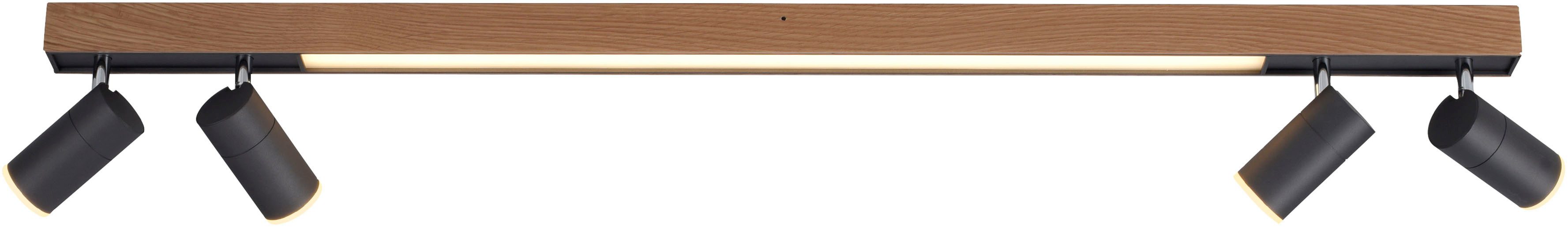 Neuhaus PURE LED Deckenleuchte PURE Lines Spot, CCT - über Fernbedienung, LED fest integriert, warmweiß - kaltweiß, Spots dreh- und schwenkbar, CCT, dimmbar