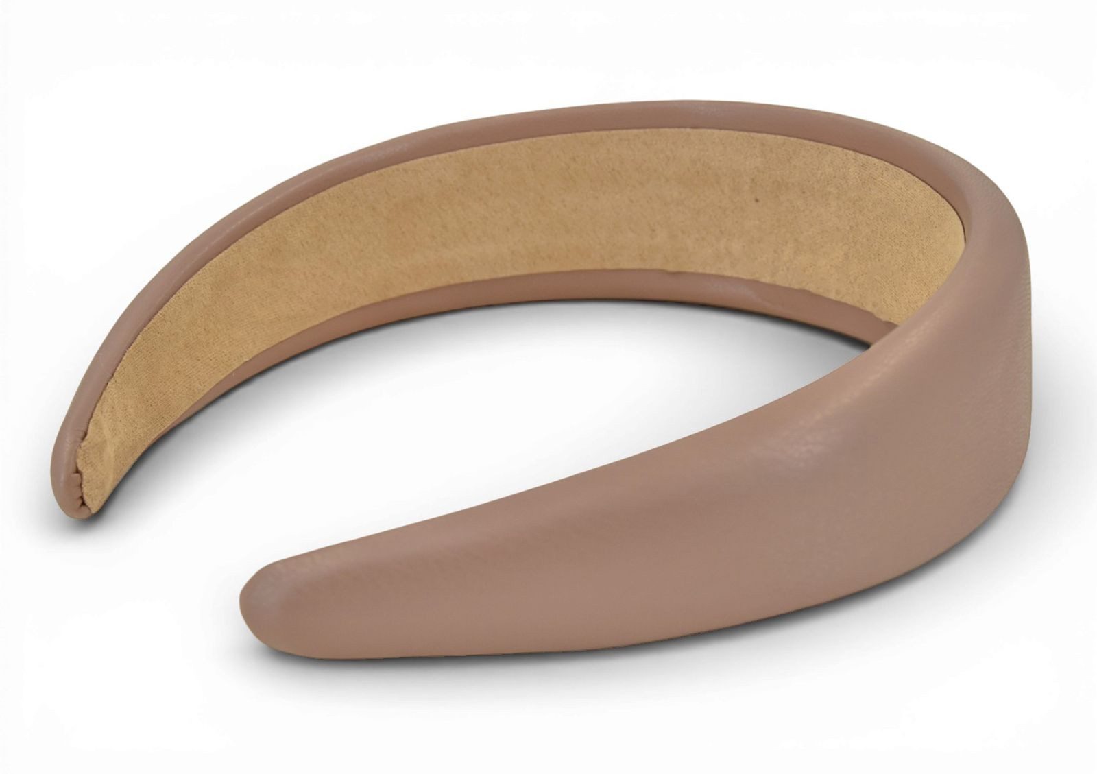 styleBREAKER Haarband, 1-tlg., Haarreif Kunstleder Optik Breit