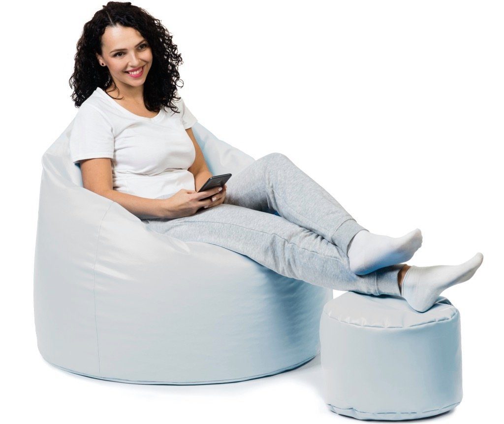 sunnypillow & weiß Sitzsack Indoor Outdoor Sitzsack,