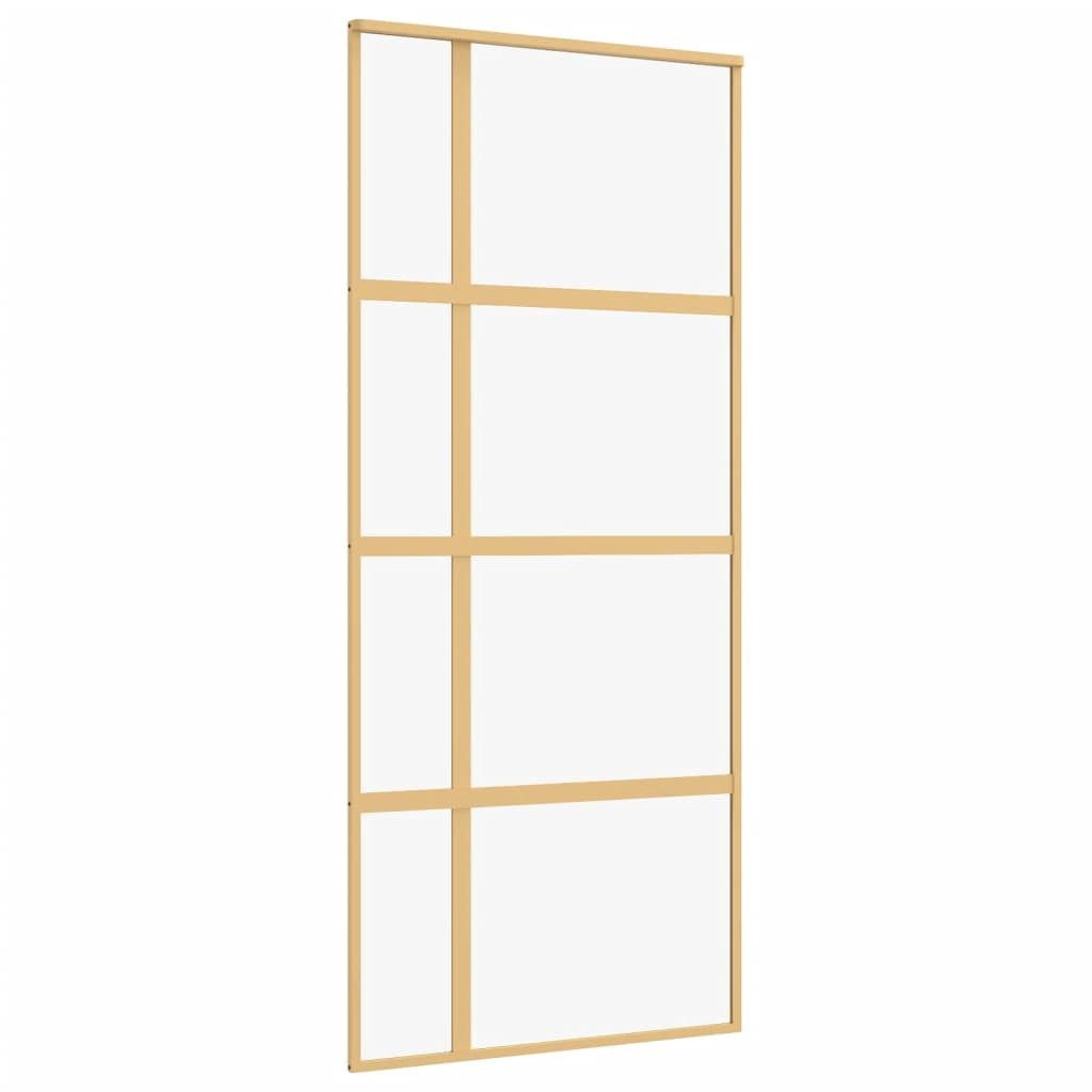 vidaXL Haustür Schiebetür Golden 90x205 cm günstig online kaufen