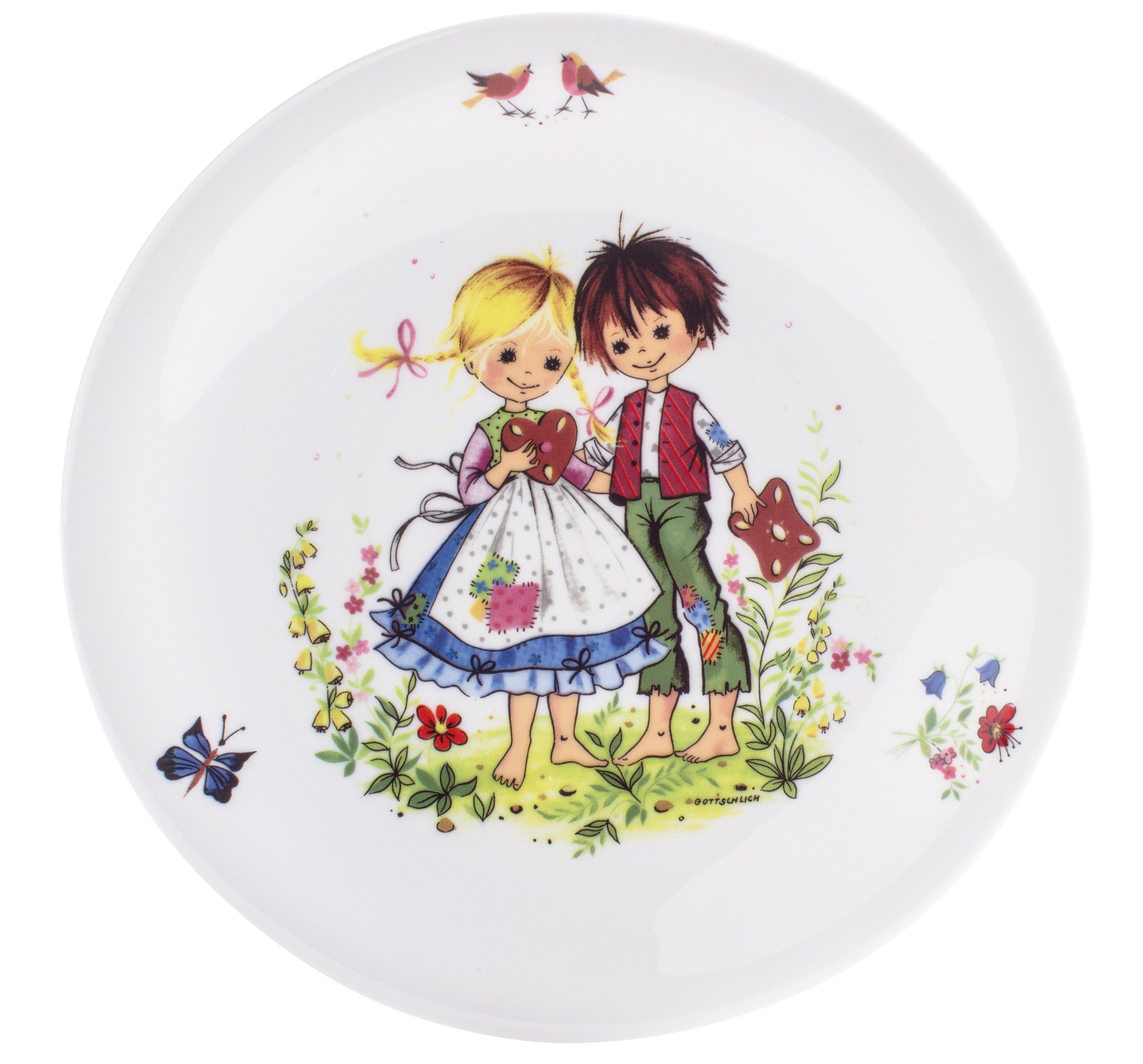 KAHLA Frühstücksteller Kids, Kinderteller 21,5 cm, (1 St), spülmaschinenfest, mikrowellenfest, stapelbar, Made in Germany