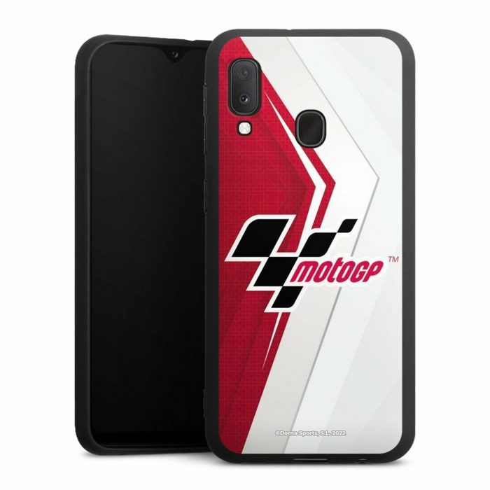 DeinDesign Handyhülle MotoGP Logo Motorsport Logo Grey and Red Samsung Galaxy A20e Silikon Hülle Premium Case Handy Schutzhülle