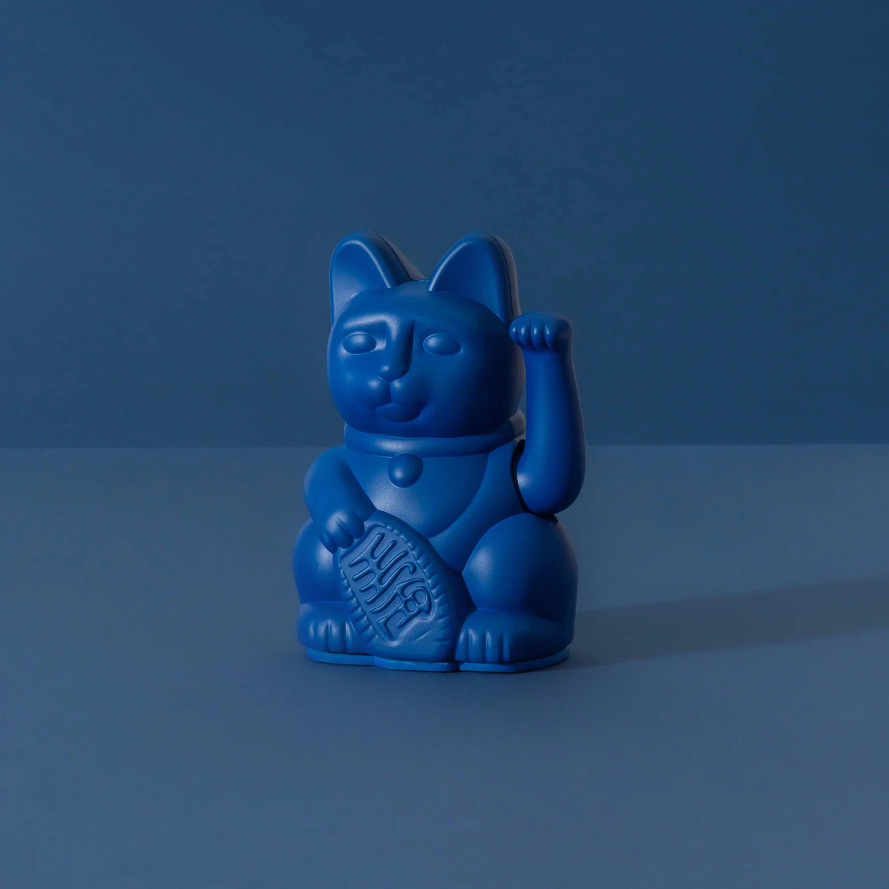Donkey Products Dekofigur Donkey Lucky Cat Mini - Dunkelblau