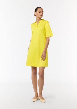 Comma Minikleid Kleid mit Tunika-Ausschnitt