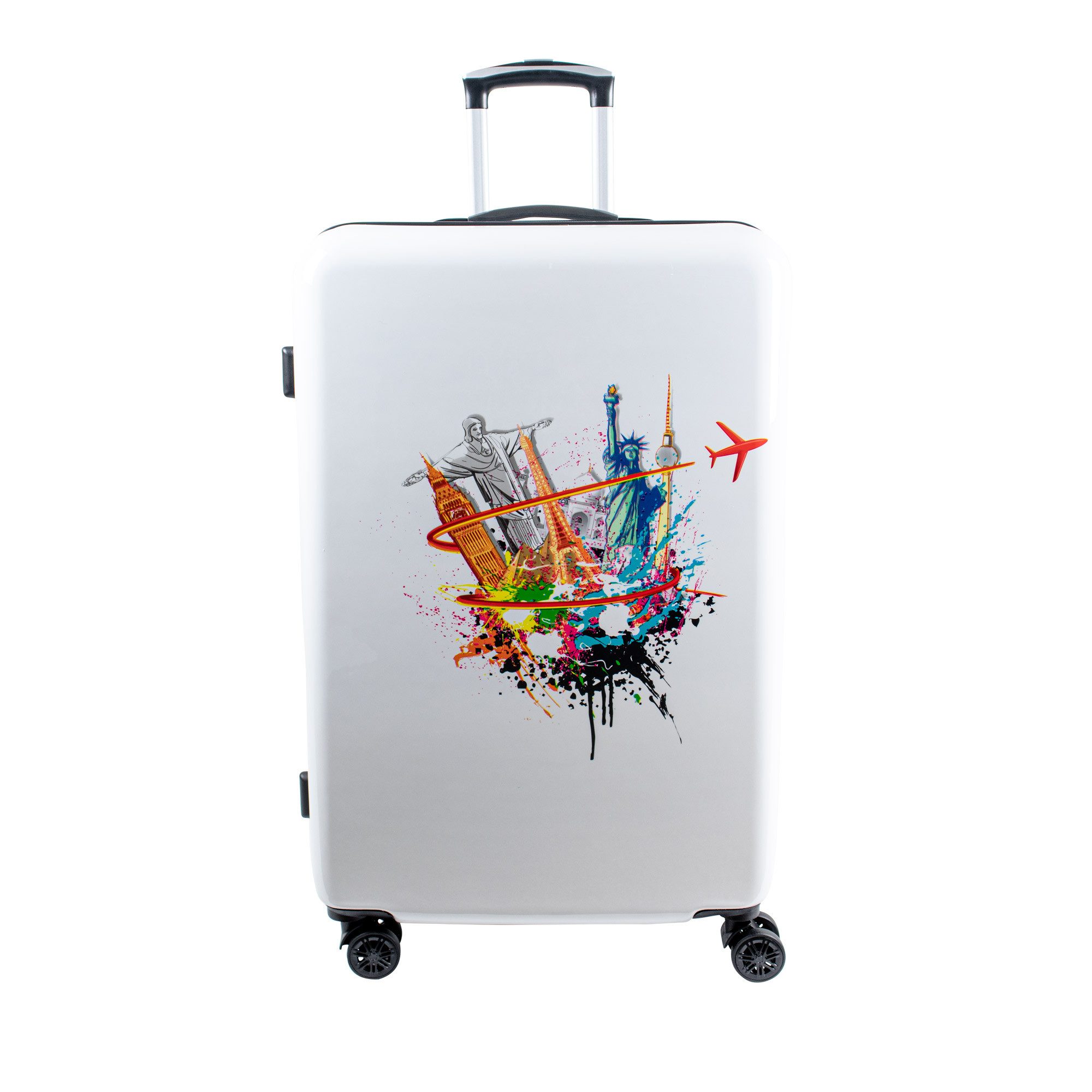 Crosstravel Kofferset Voyage, 4 Rollen, (Größe günstig online kaufen